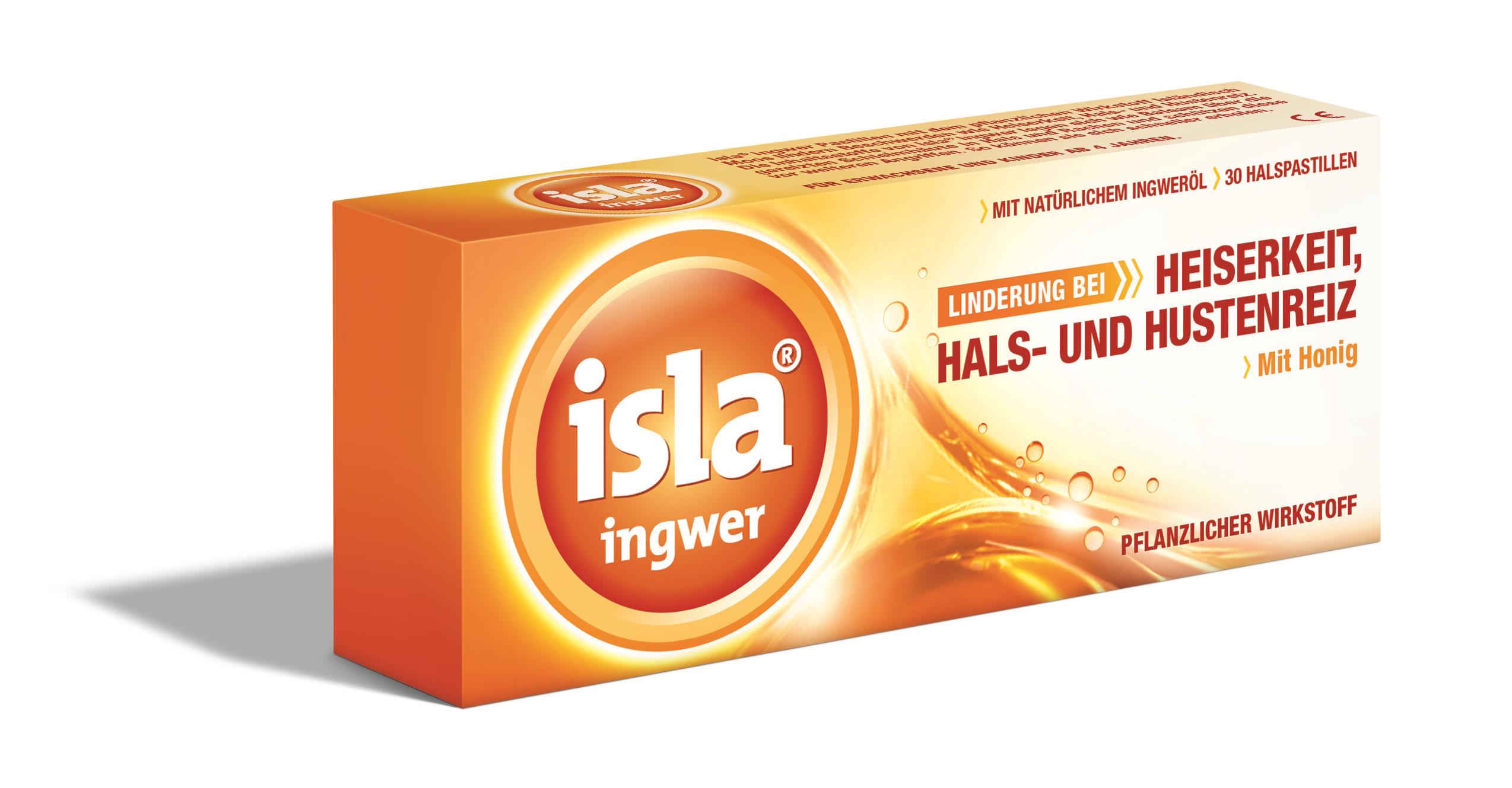 Isla Ingwer + Honig Pastillen