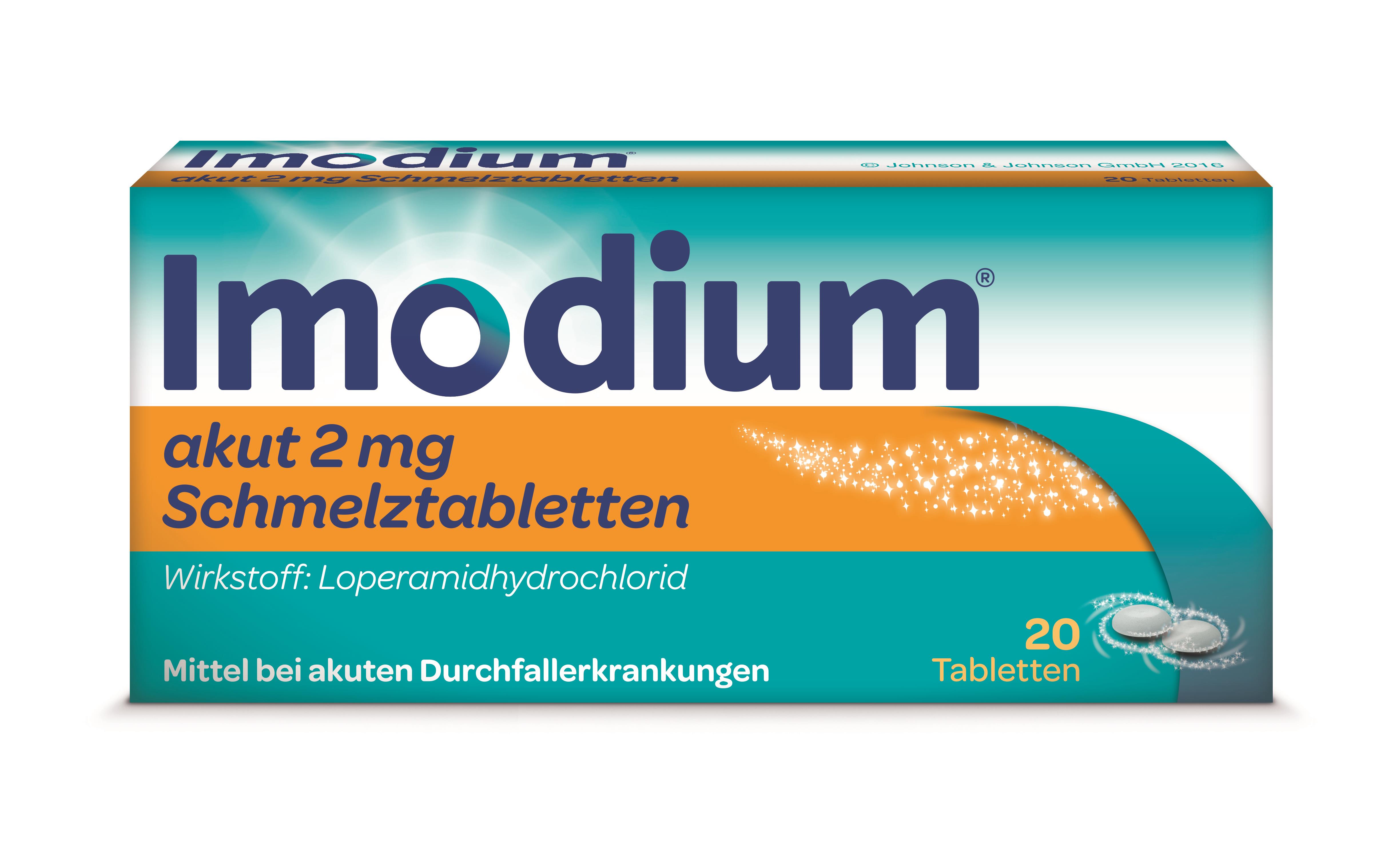 Imodium Akut Schmelztabletten 2mg Medistore at