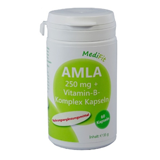 Amla 250mg + Vitamin-B-Komplex Kapseln