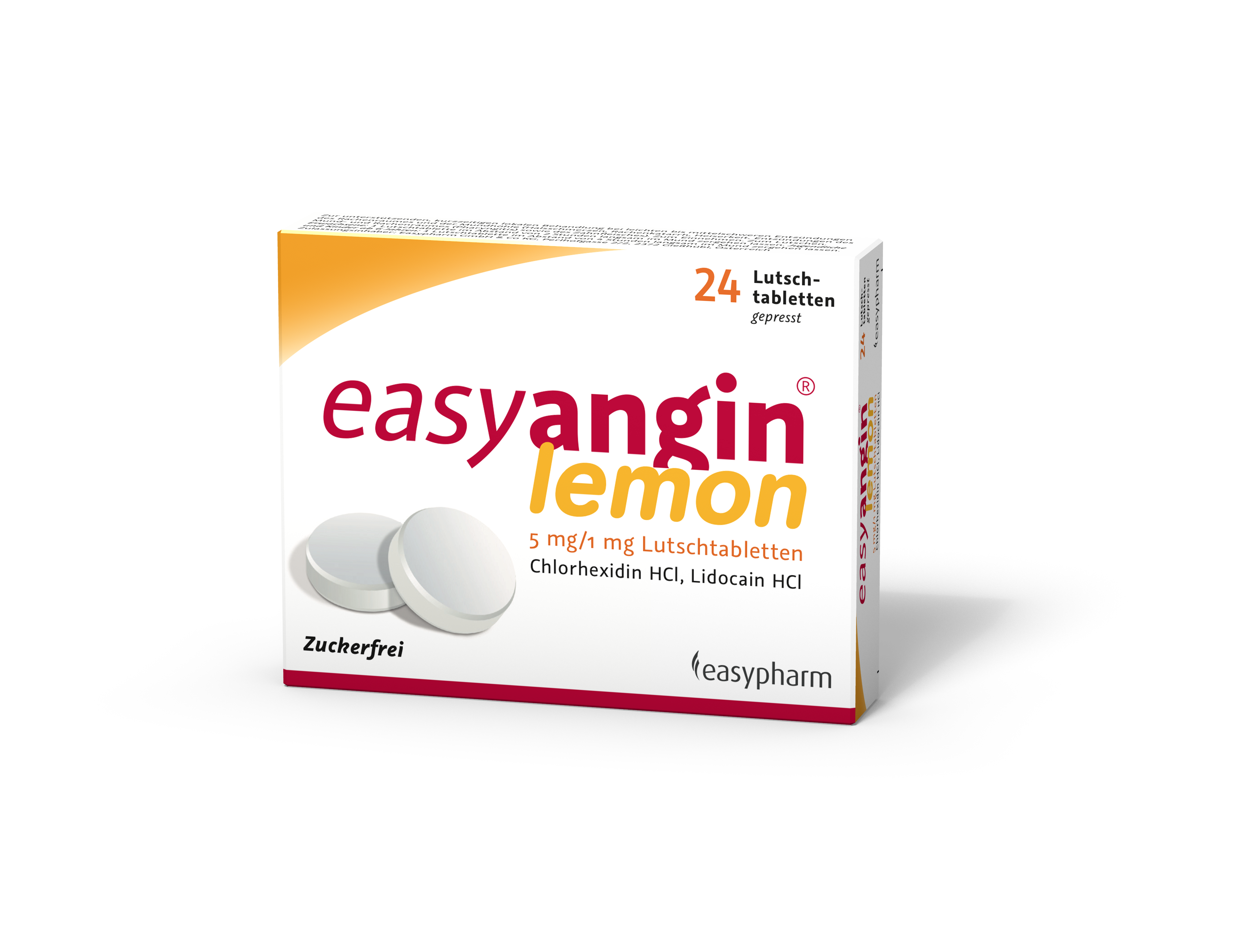 easyangin Zitronengeschmack 5 mg/1 mg - Lutschtabletten