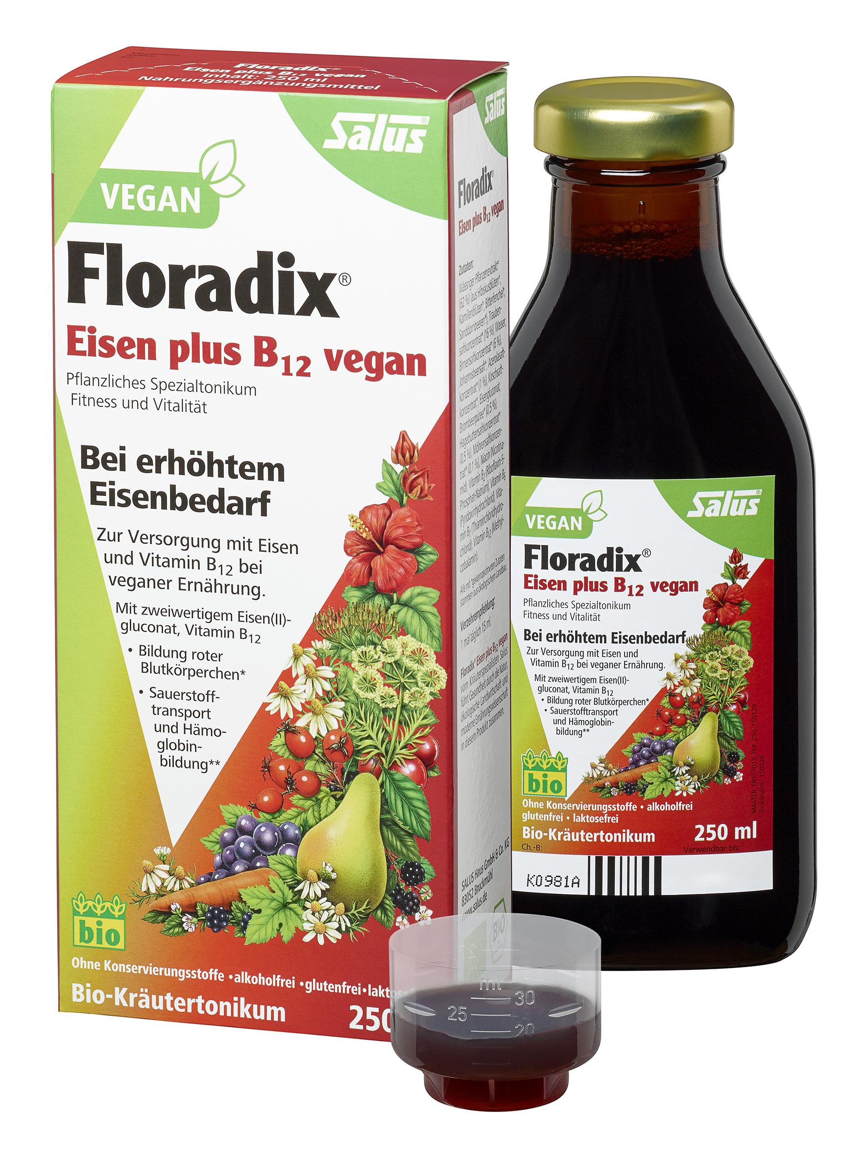 Floradix Eisen plus B12 vegan BIO-Tonikum