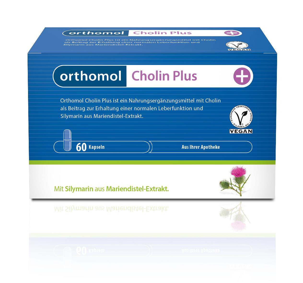 Orthomol Pure + Green Cholin Plus
