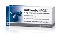 Zinkorotat-Pos - Filmtabletten 40 mg, magensaftresistente Tabletten