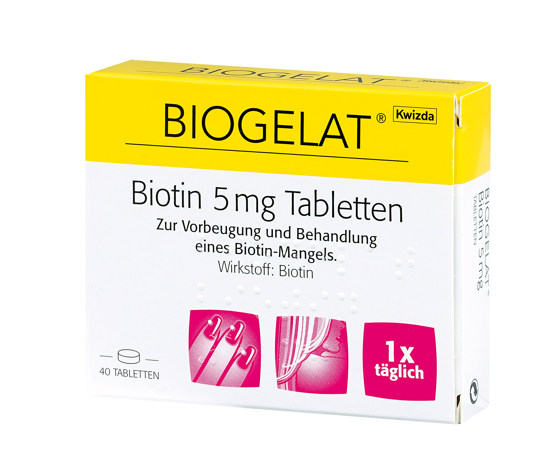 Biogelat Biotin 5 mg - Tabletten