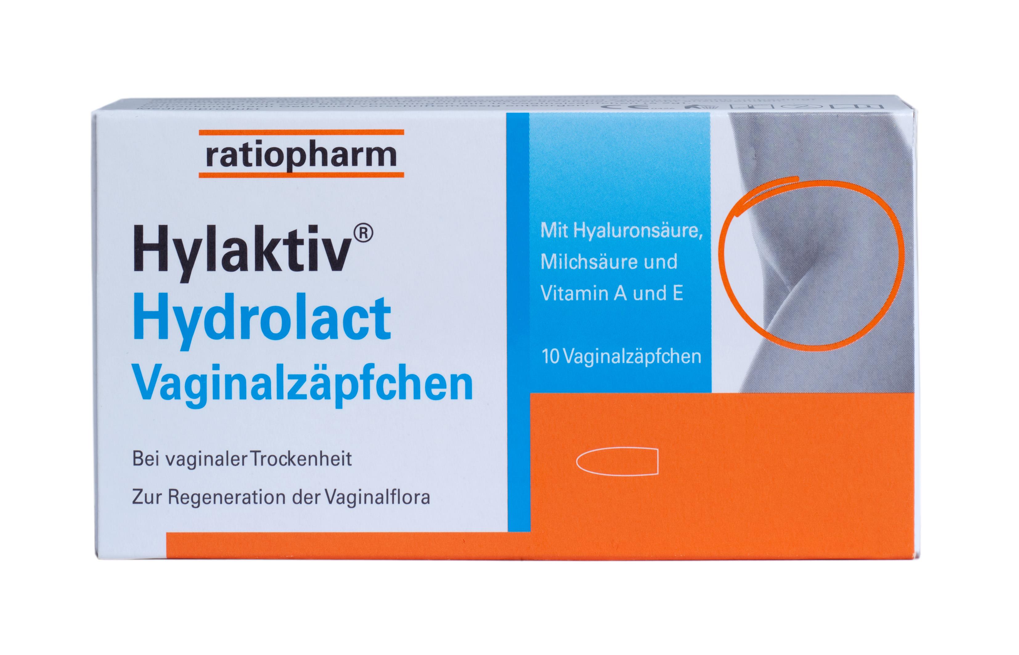 Hylaktiv Hydrolact Vaginalzäpfchen