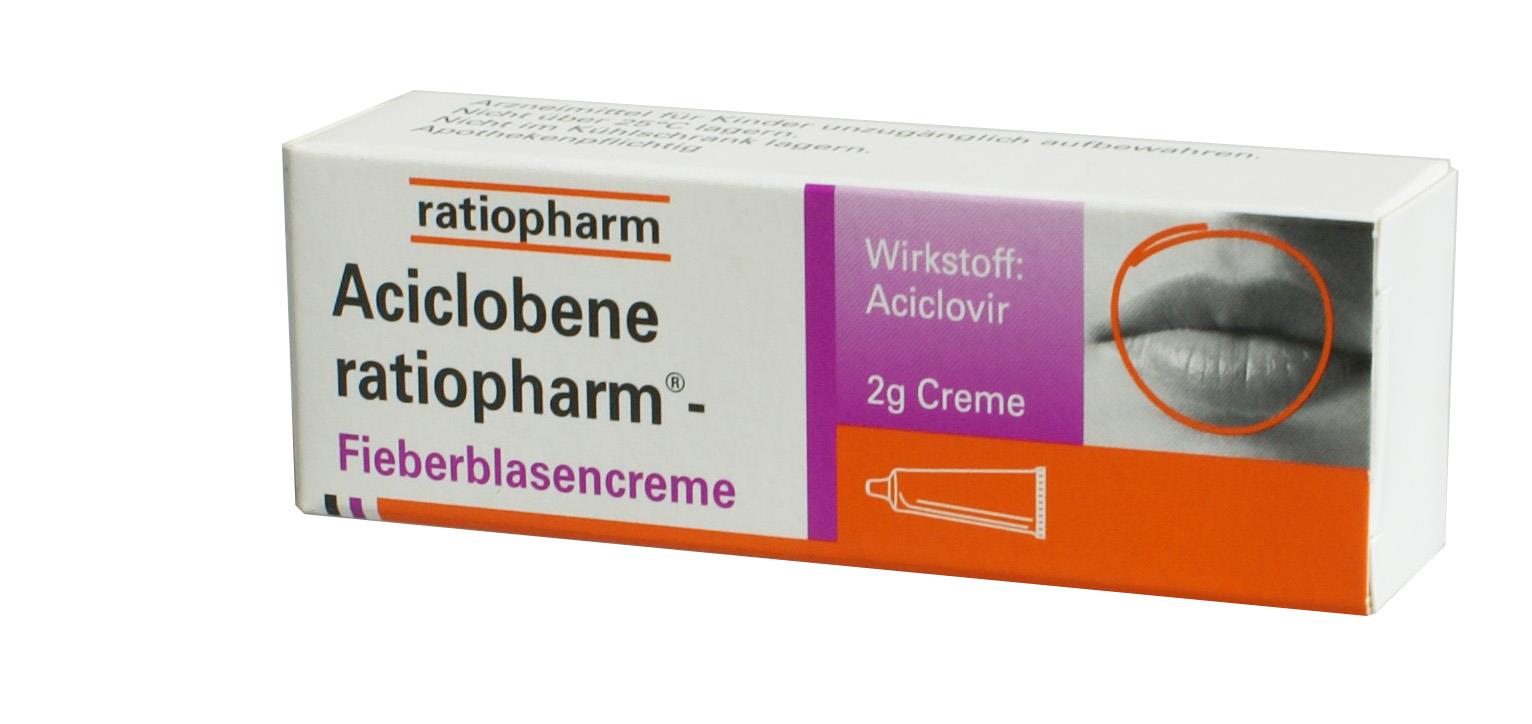 Aciclobene "ratiopharm" - Fieberblasencreme