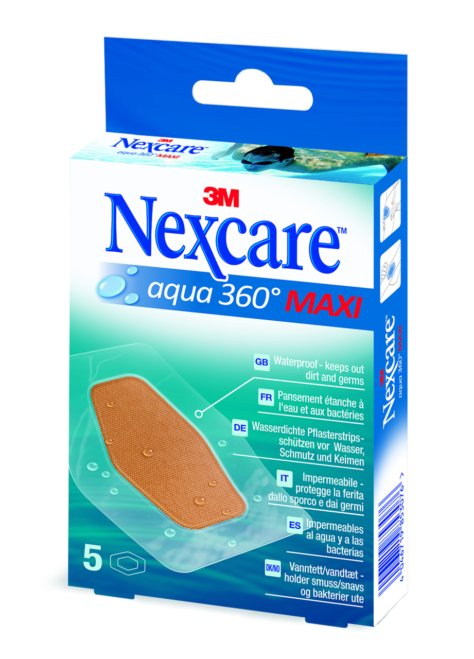 Nexcare™ Aqua 360°Maxi, 59 mm x 88 mm, 5 Stk