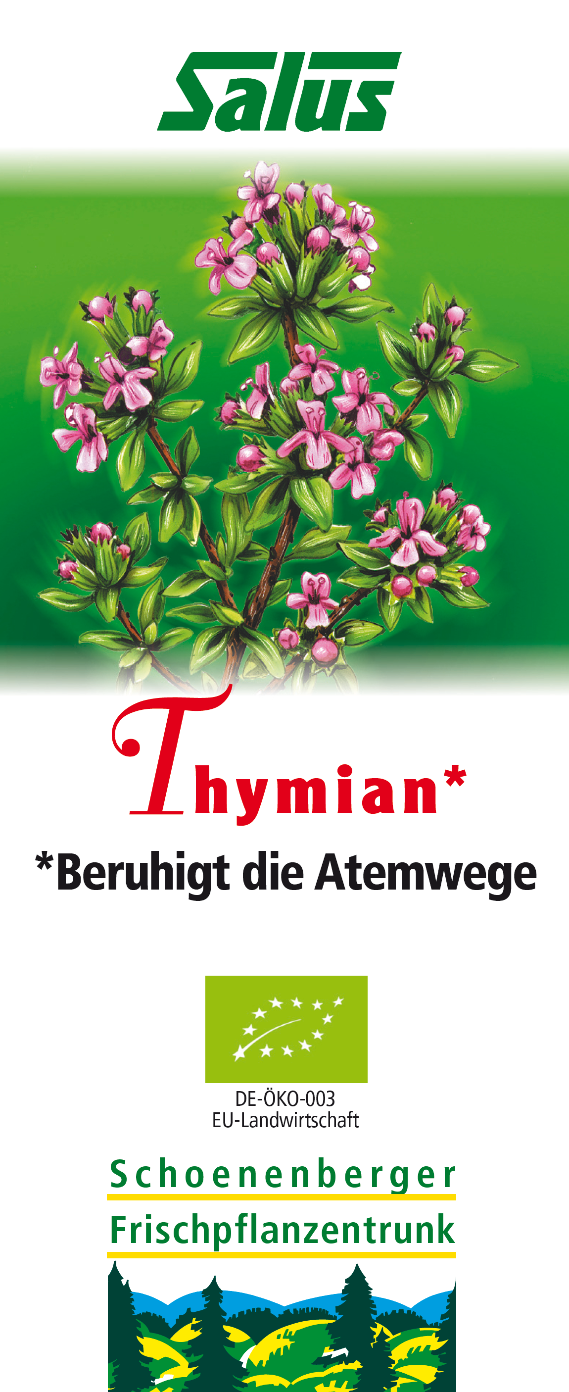 Schoenenberger Bio-Pflanzentrunk Thymian