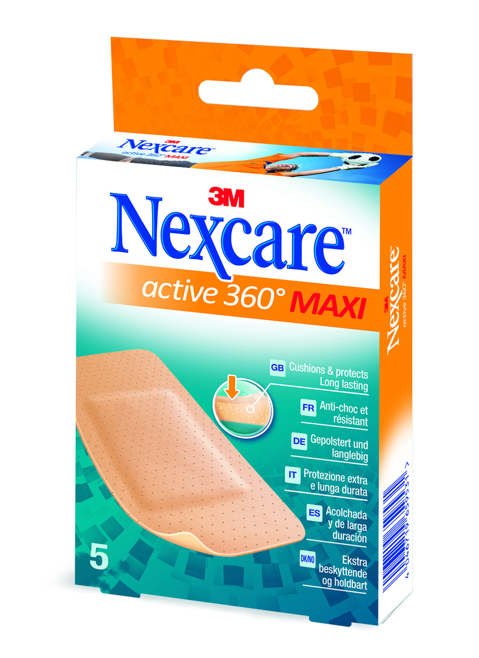 Nexcare™ Active 360°Maxi, 50 mm x 101 mm, 5 Stk