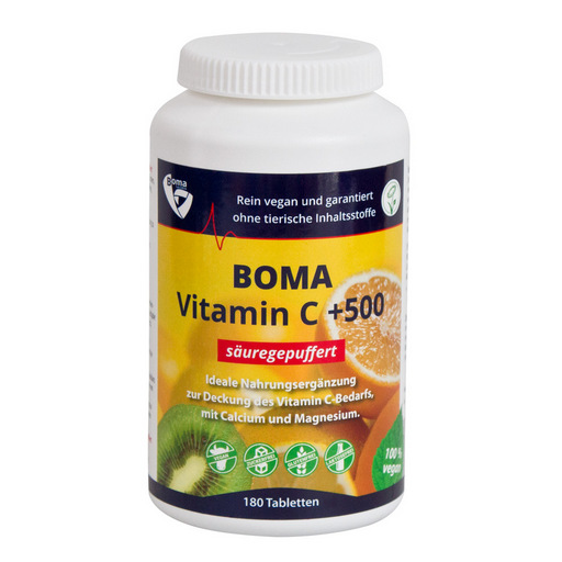 Boma Vitamin C +500 säuregepuffert