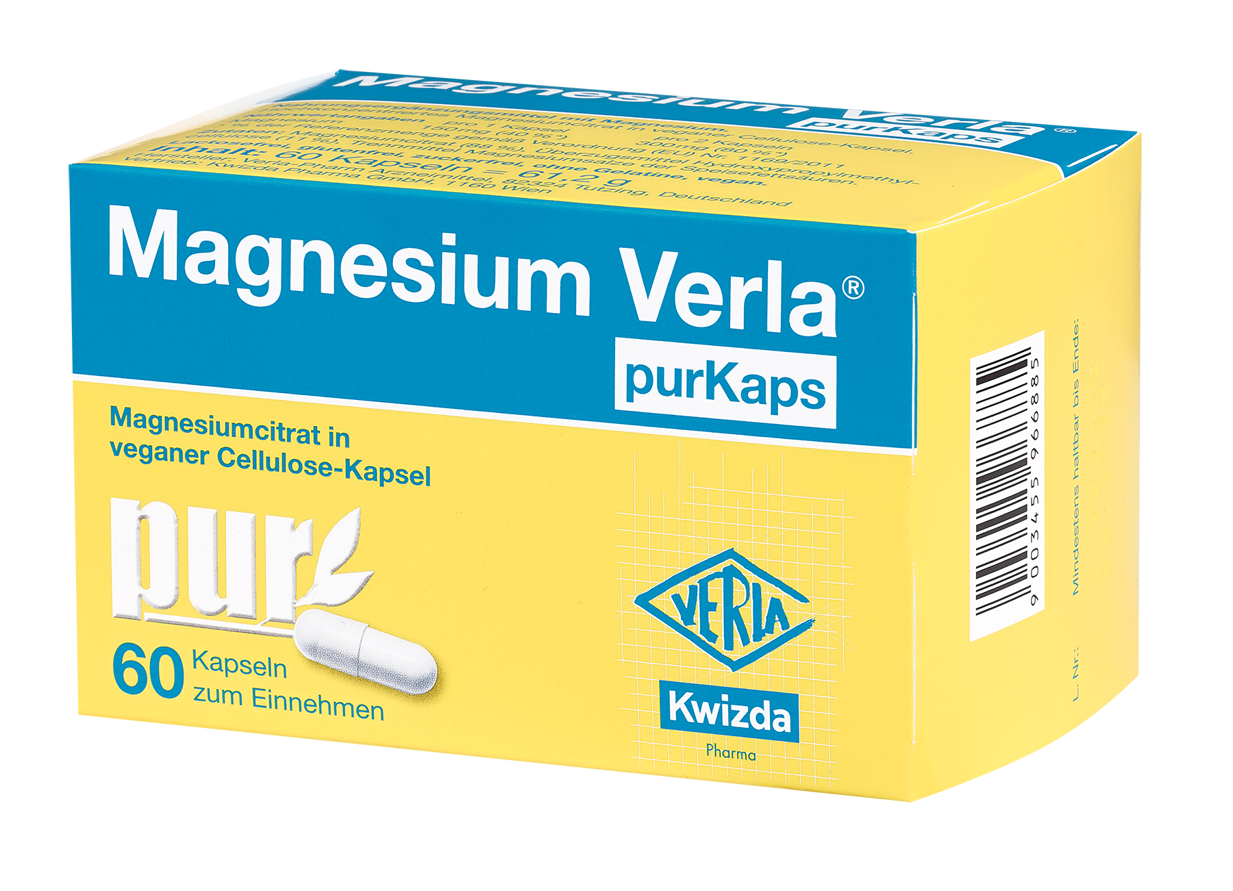 Magnesium Verla Pur Kapseln Medistore.at