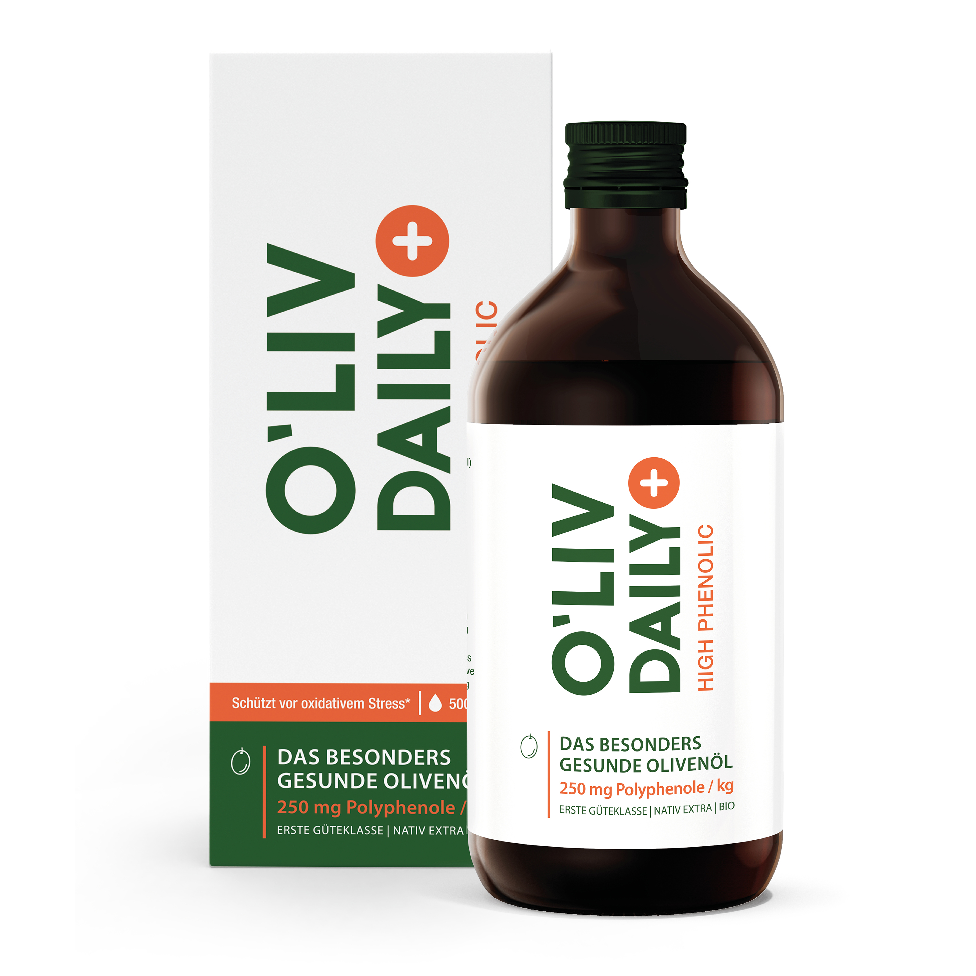 Das gesündere Bio-Olivenöl – hoher Polyphenol-Gehalt 250 mg/kg –500 ml