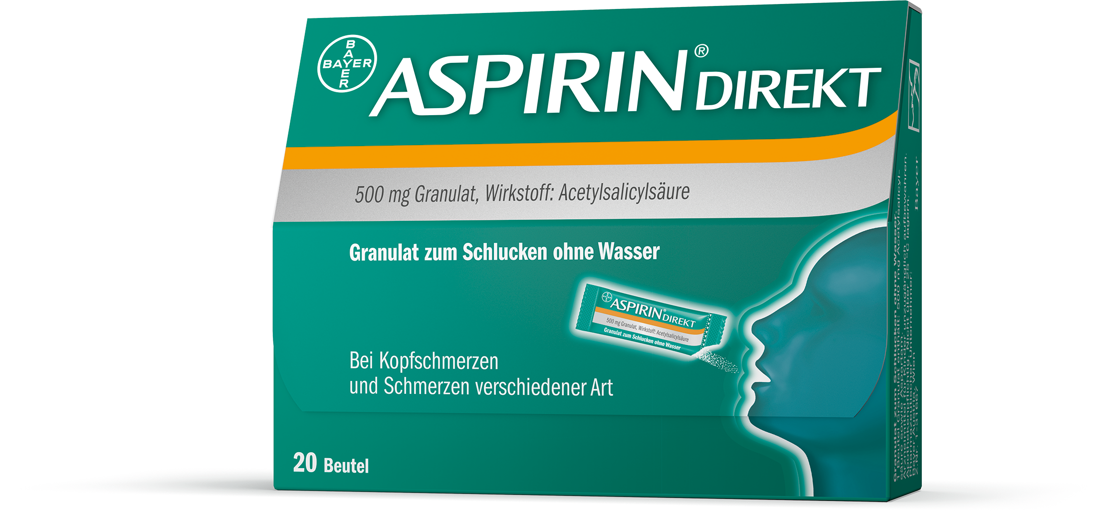 Aspirin Direkt 500 mg - Granulat
