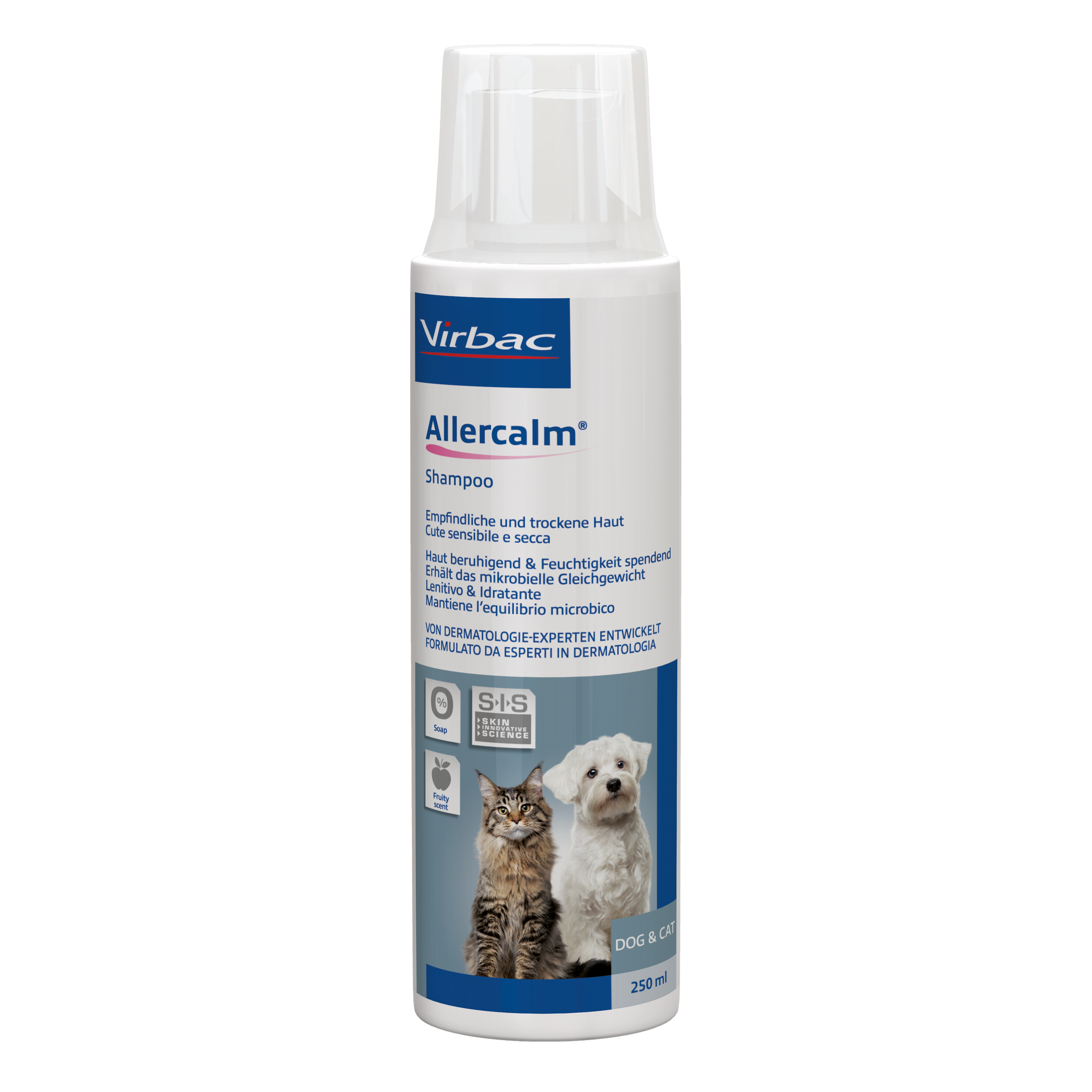 Allercalm - Dermatologisches Shampoo für Hunde und Katzen