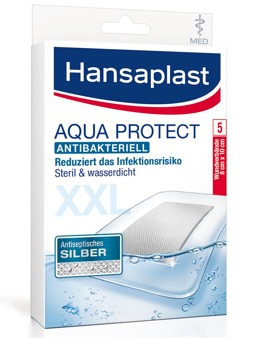 Hansaplast Aqua Protect MED antibakteriell XXL