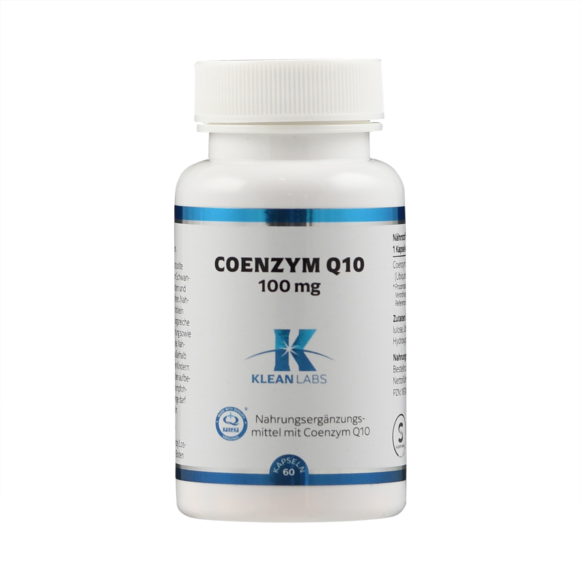 Coenzym Q-10 100 mg Klean Labs Kapseln