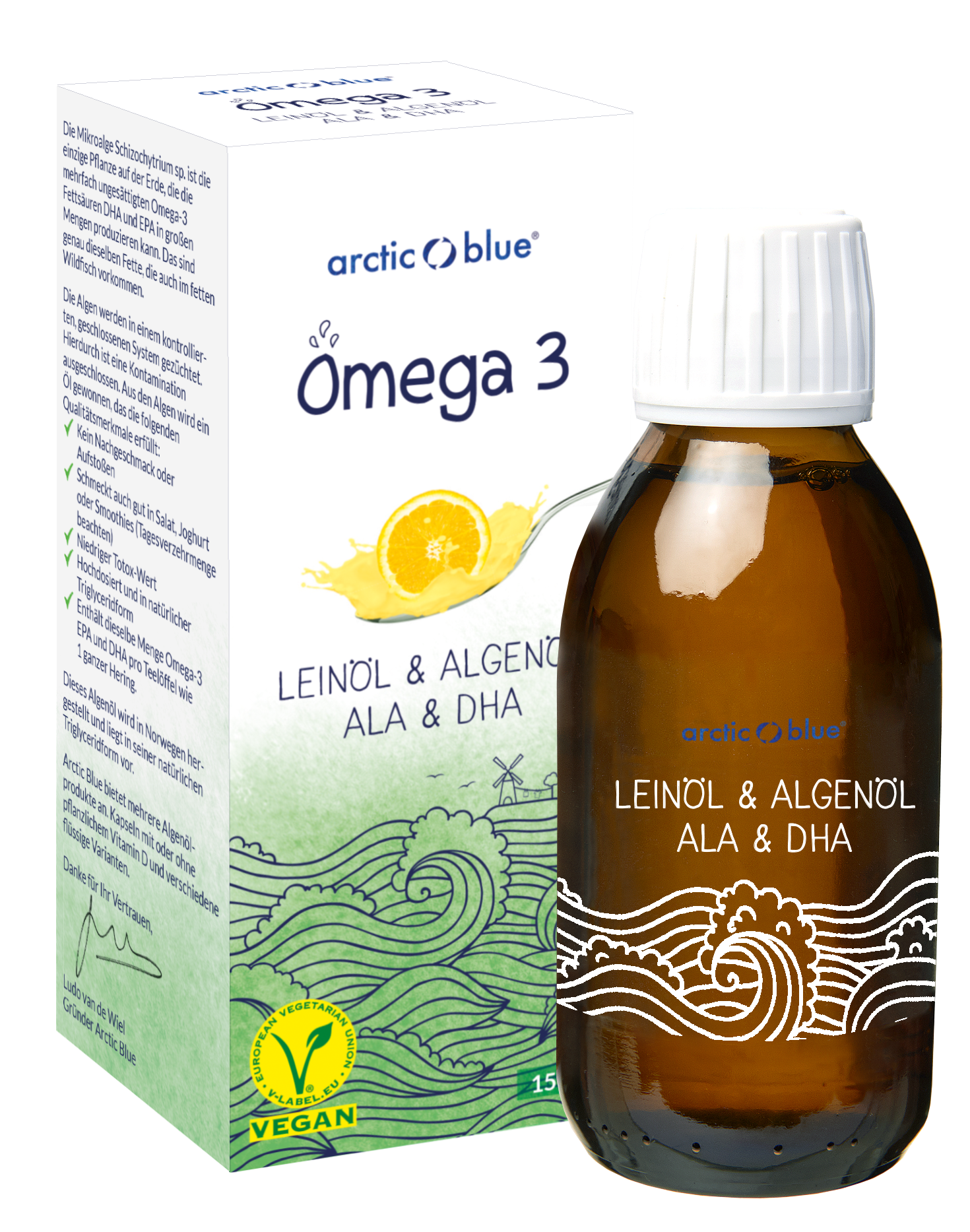Arctic Blue Omega 3 Öl vegan