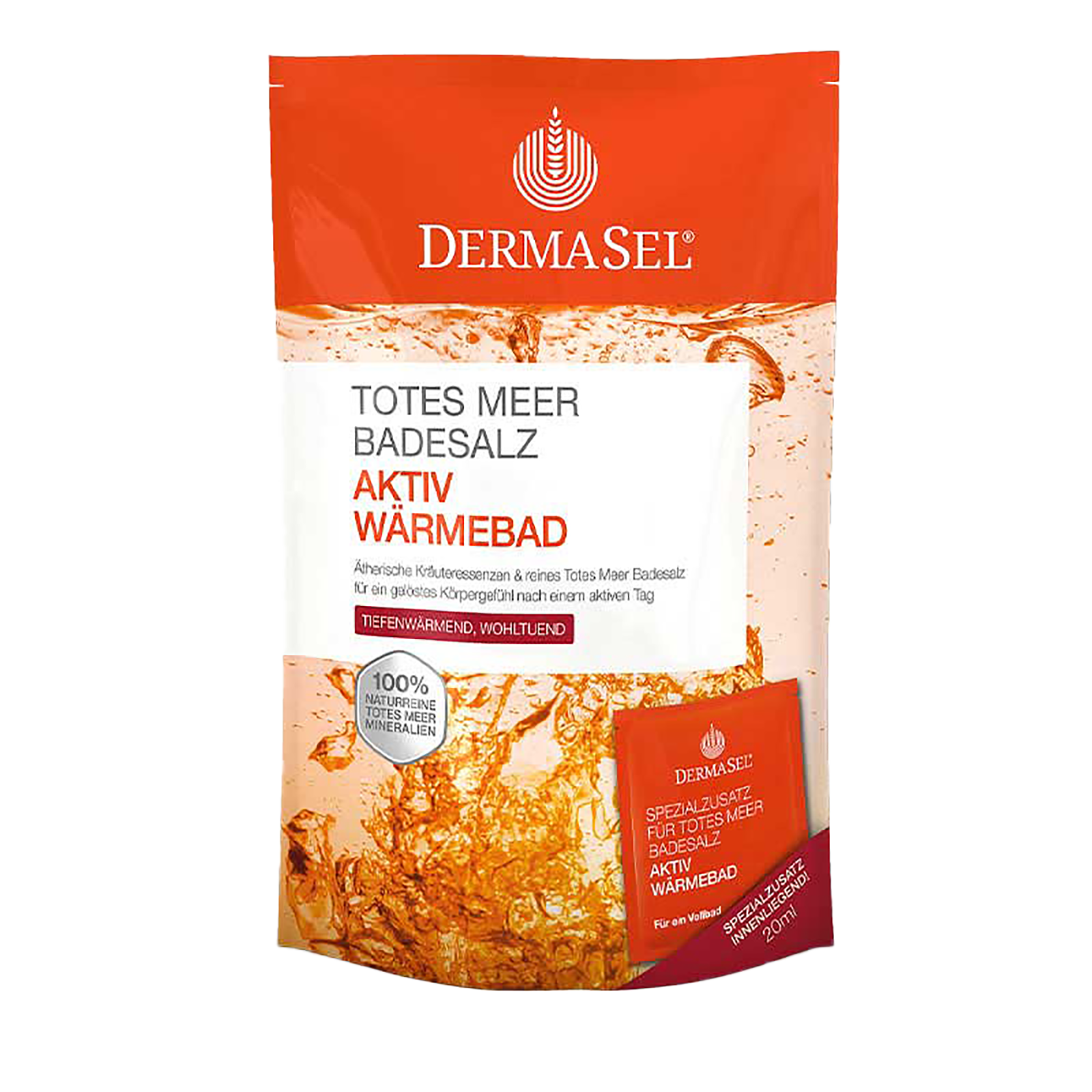 DermaSel® Totes Meer Badesalz Aktiv Wärmebad