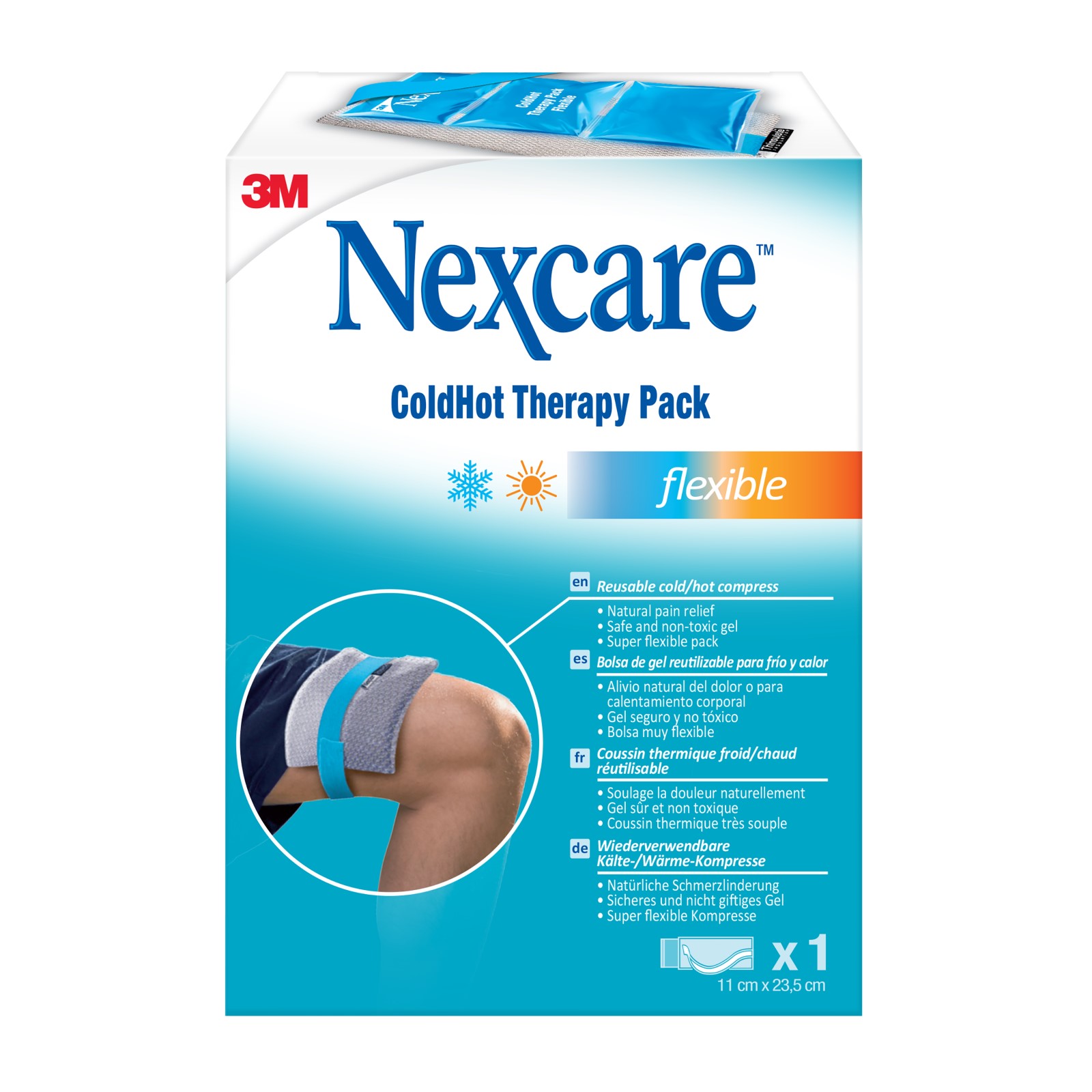 Nexcare™ ColdHot Therapy Pack Flexible Thinsulate, 23.5 cm x 11 cm