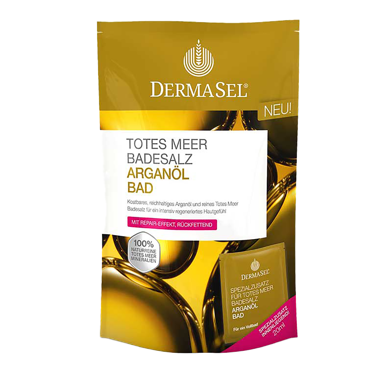 DermaSel® Totes Meer Badesalz Arganöl