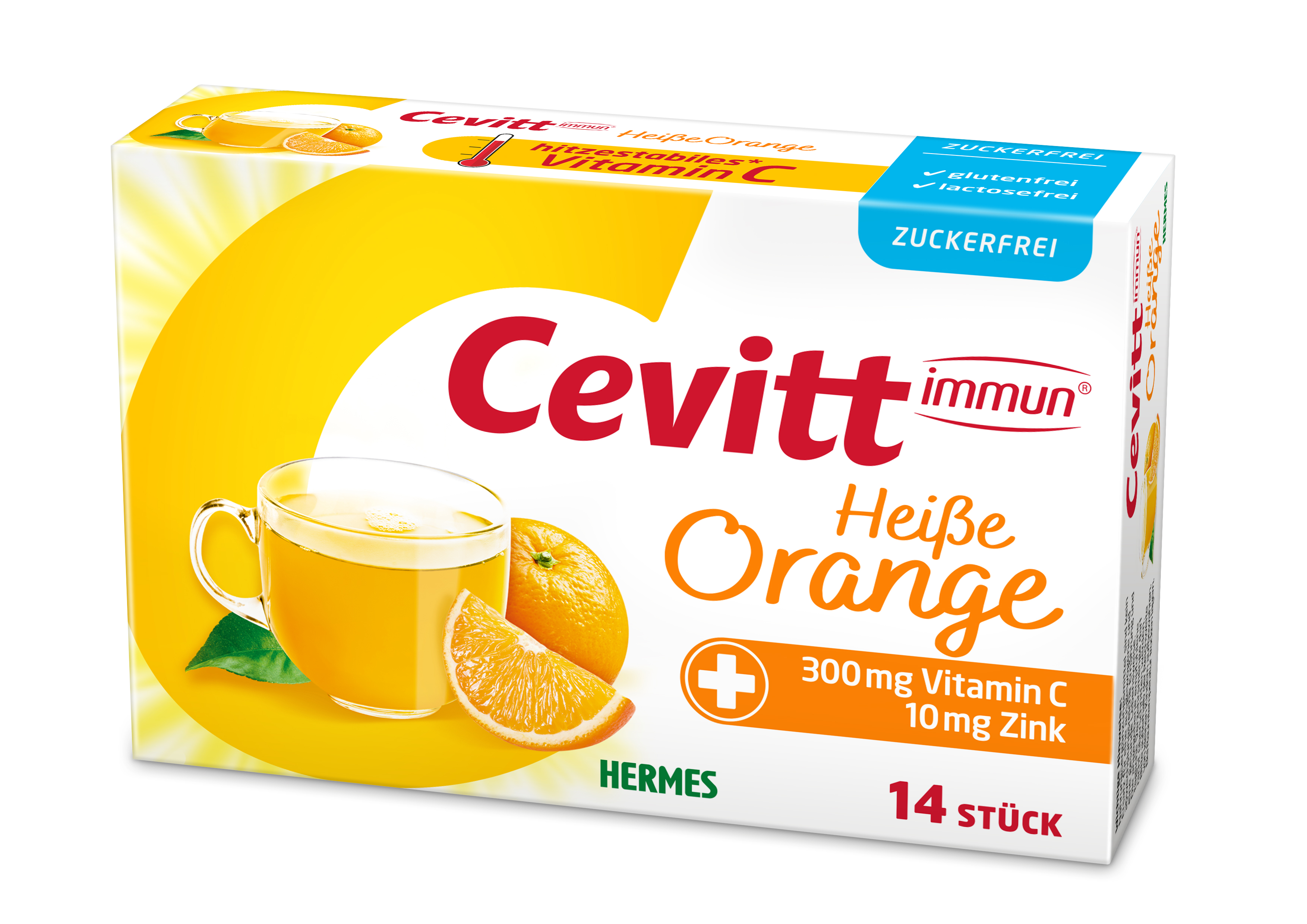 Cevitt immun® Heiße Orange Zuckerfrei 14 ST