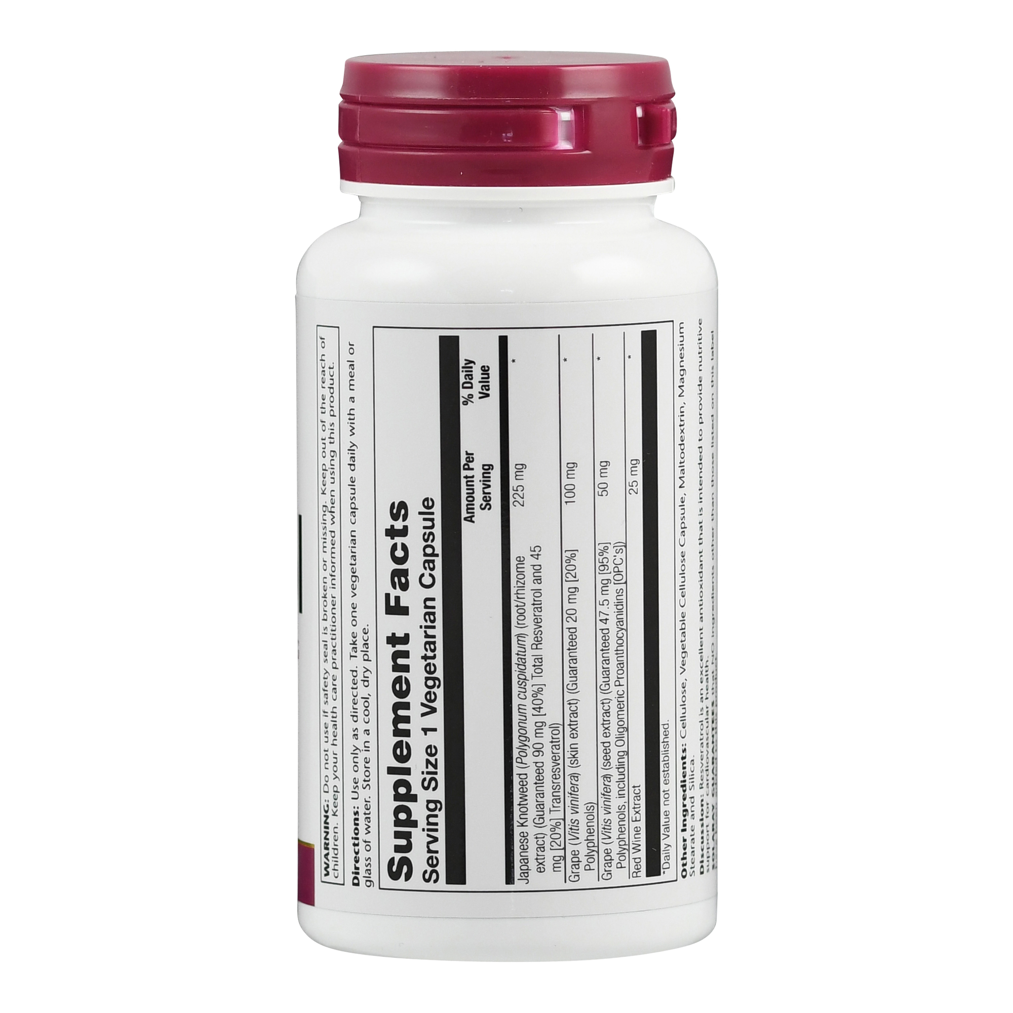 Supplementa Resveratrol Triple Strength Kapseln Deine Apotheke