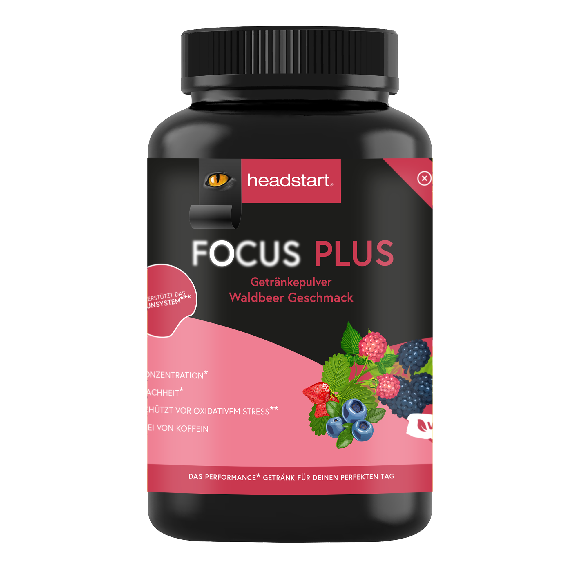 FOCUS PLUS Getränkepulver Waldbeer – 1.500g