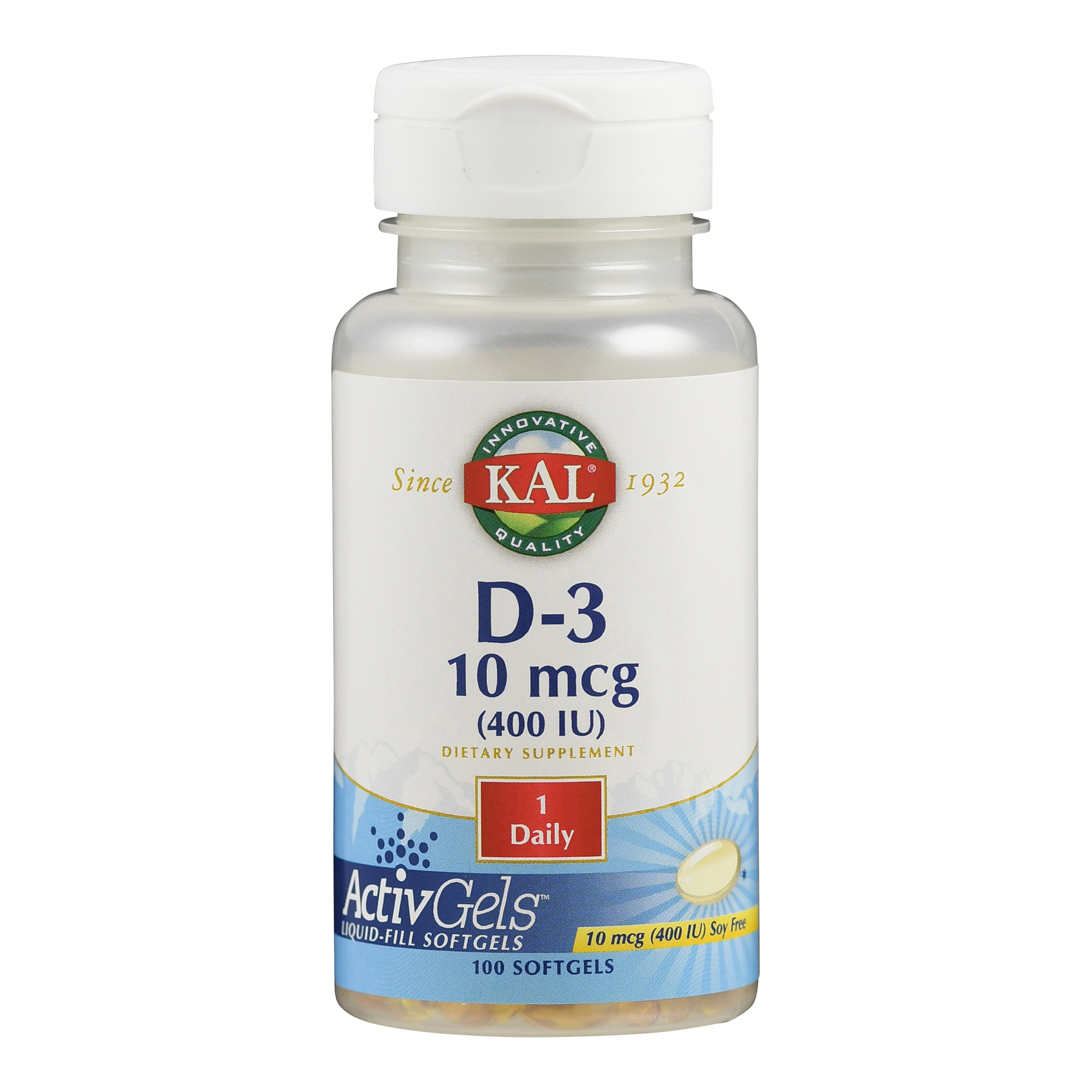 Supplementa Vitamin D3 400 i.E. Weichkapseln