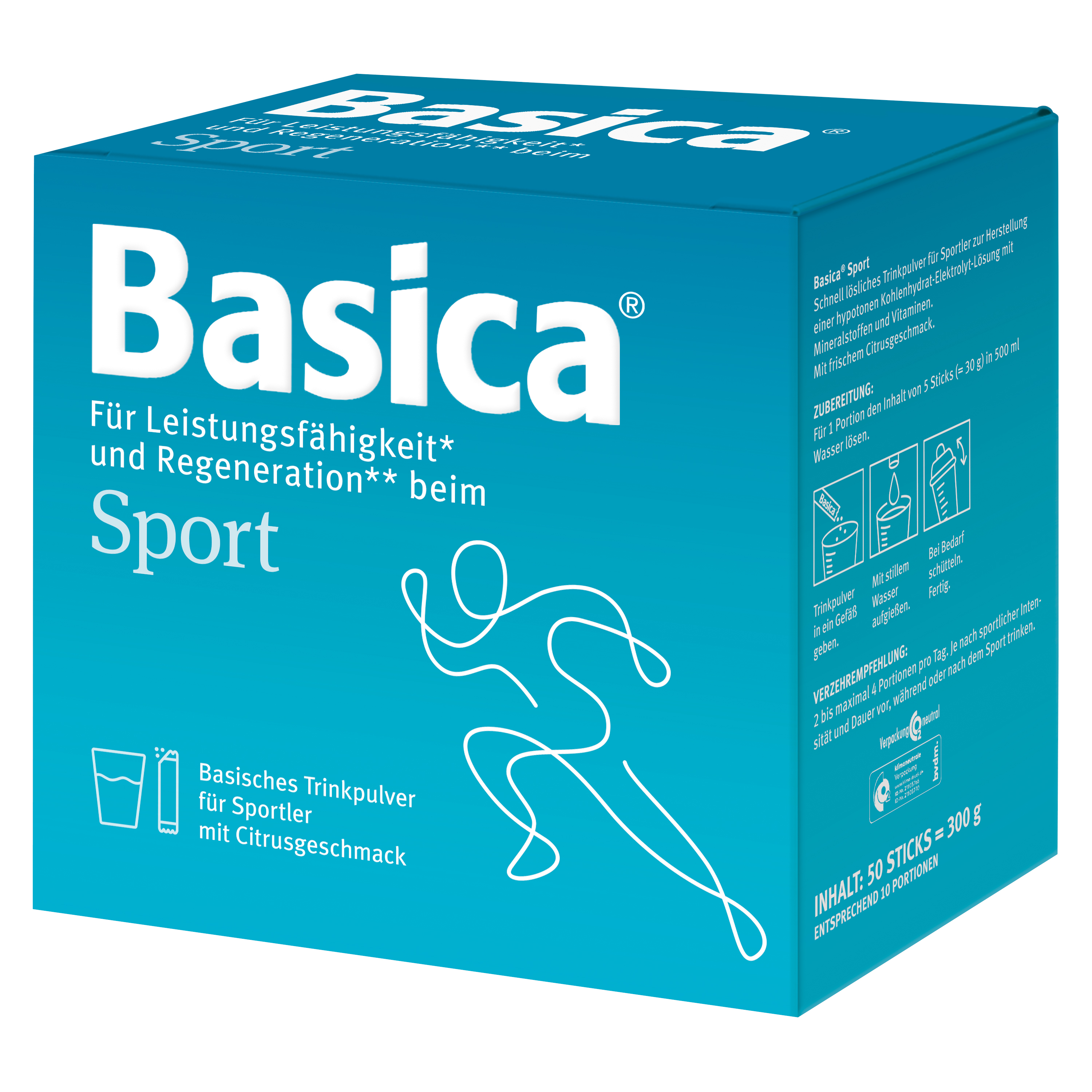 Basica® Sport, Basisches Trinkpulver für Sportler