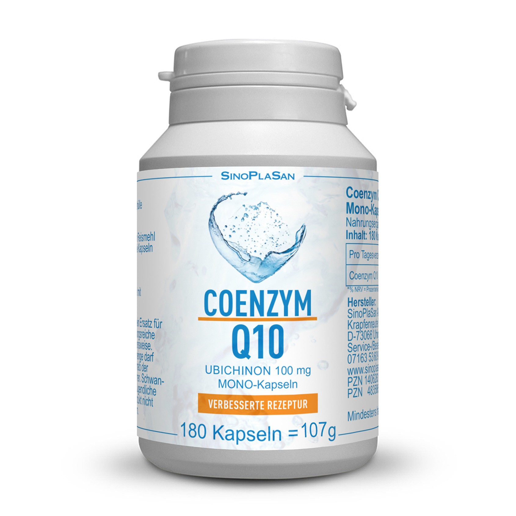 Coenzym Q10 100 mg MONO 180 Kapseln