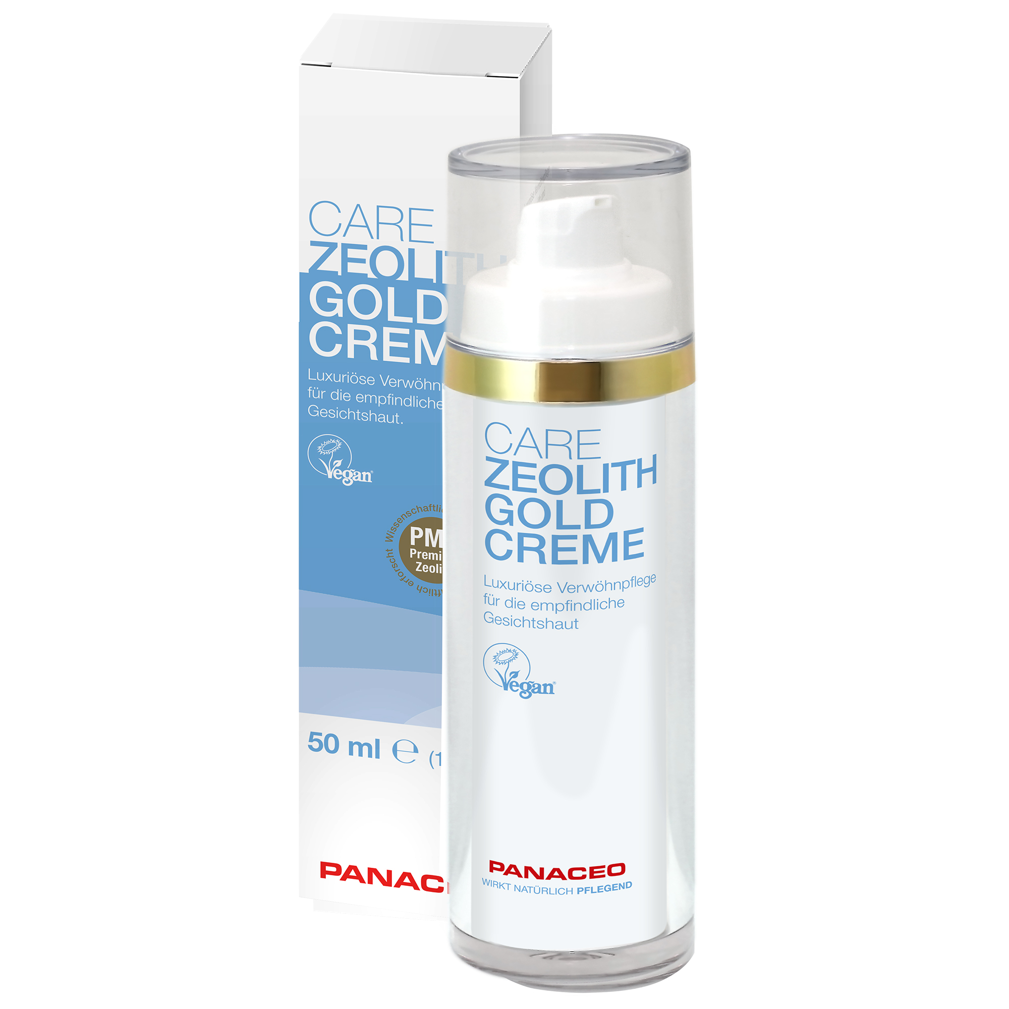 PANACEO CARE Zeolith-Goldcreme