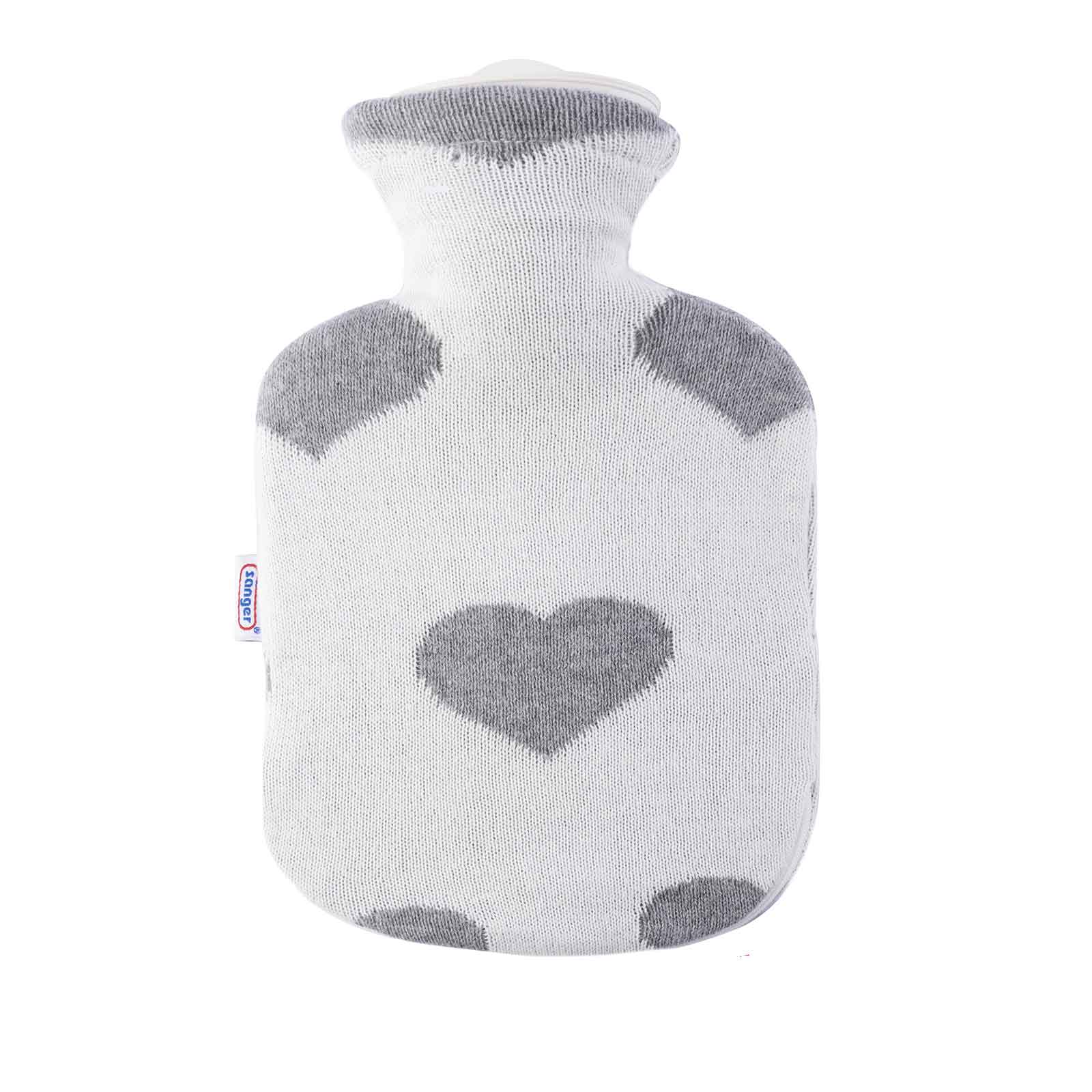 Kinder Wärmeflasche Strick Öko-tex Herz Amore (0 l)
