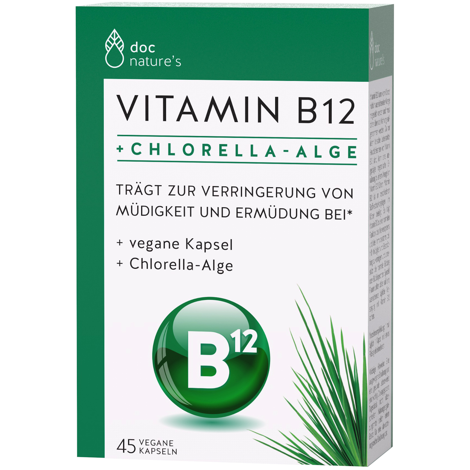 doc nature’s Vitamin B12 + Chlorella-Alge