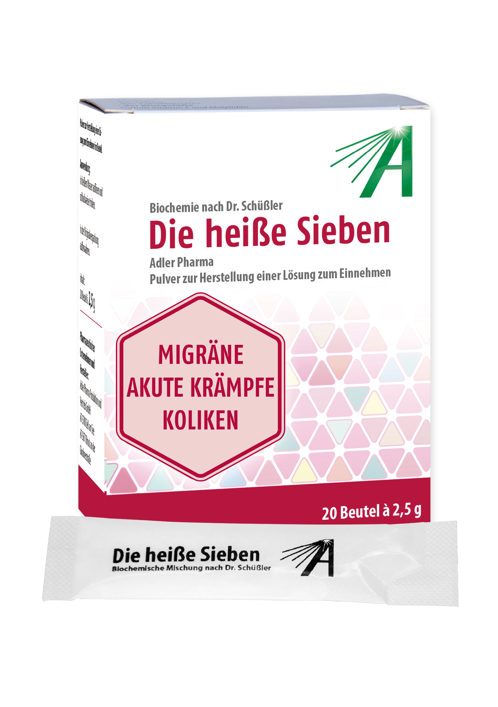 Adler Die heiße Sieben Sticks Biochemie nach Dr. Schüßler