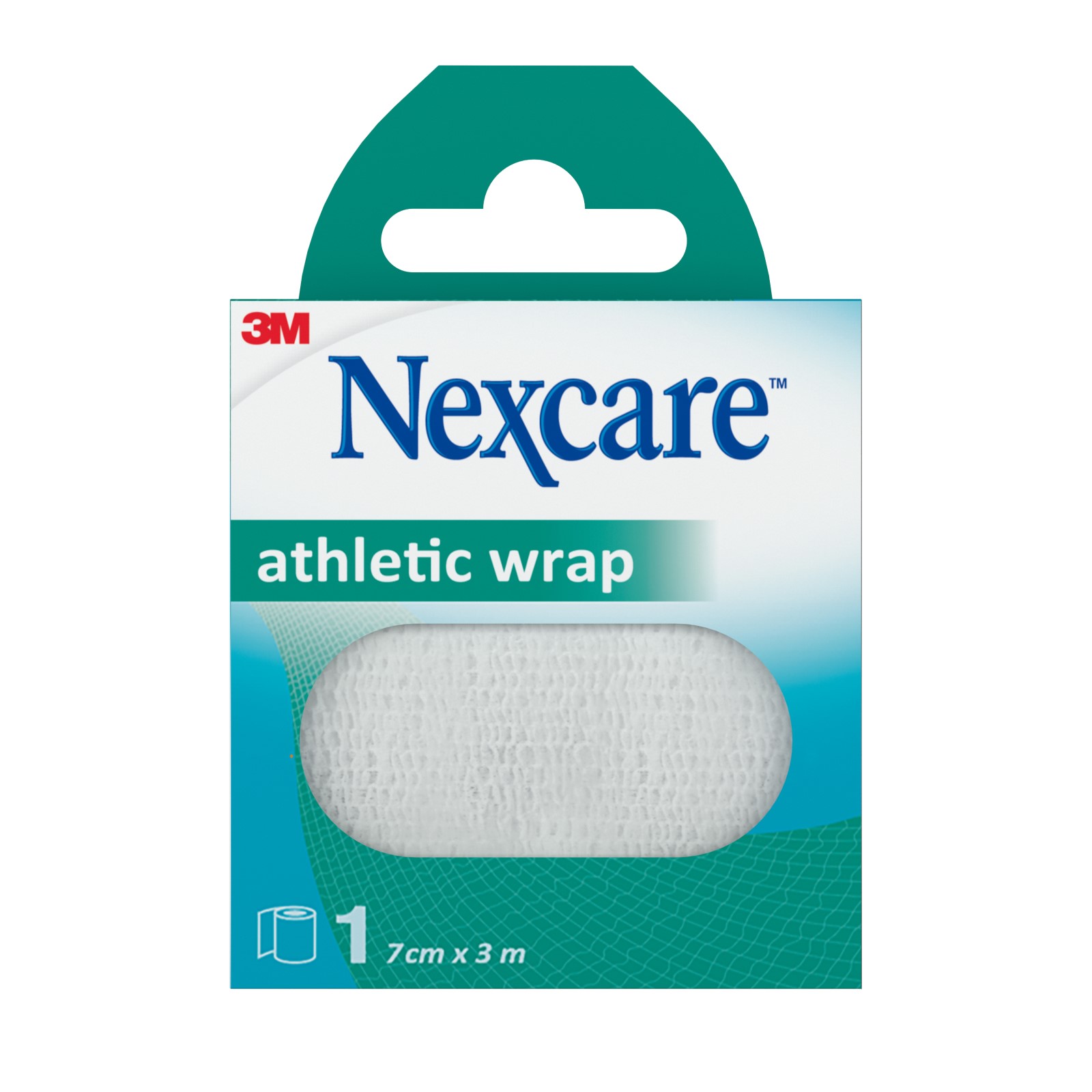 Nexcare™ Athletic Wrap, weiß, 7 cm x 3 m, 1/Packung