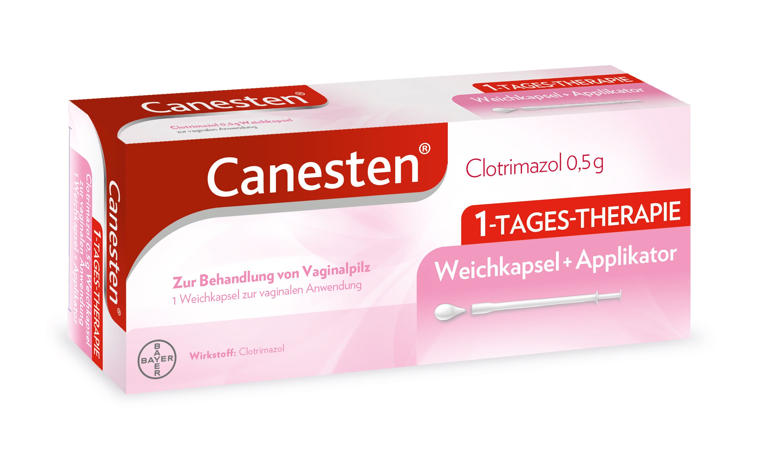 Canesten Clotrimazol 0,5 g - Weichkapsel zur vaginalen Anwendung