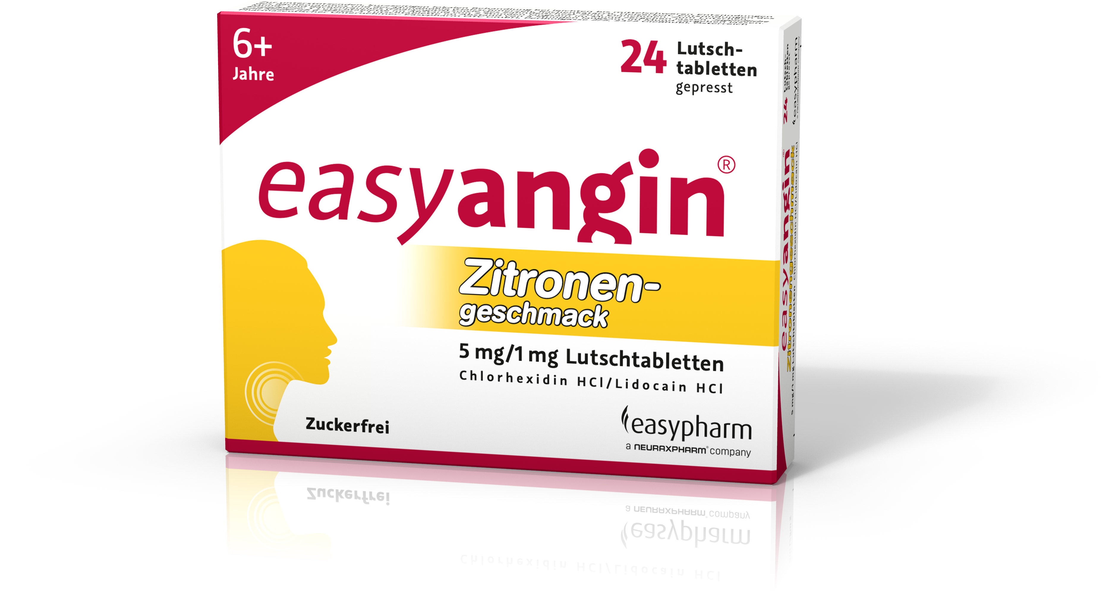 easyangin Zitronengeschmack 5 mg/1 mg - Lutschtabletten