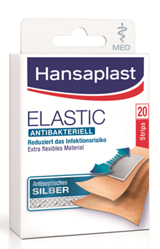 Hansaplast Elastic MED antibakteriell Strips