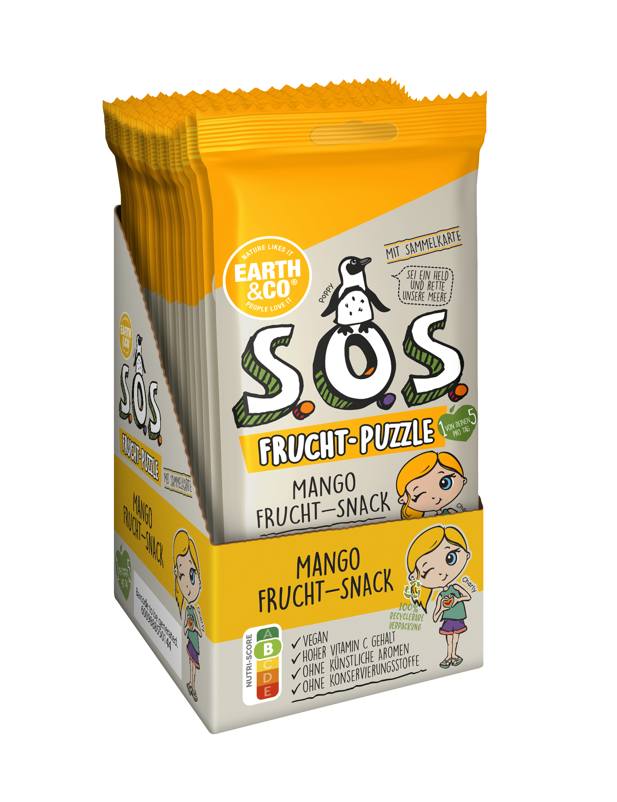 S.O.S. Frucht-Puzzle Mango - Display 20 Stk.
