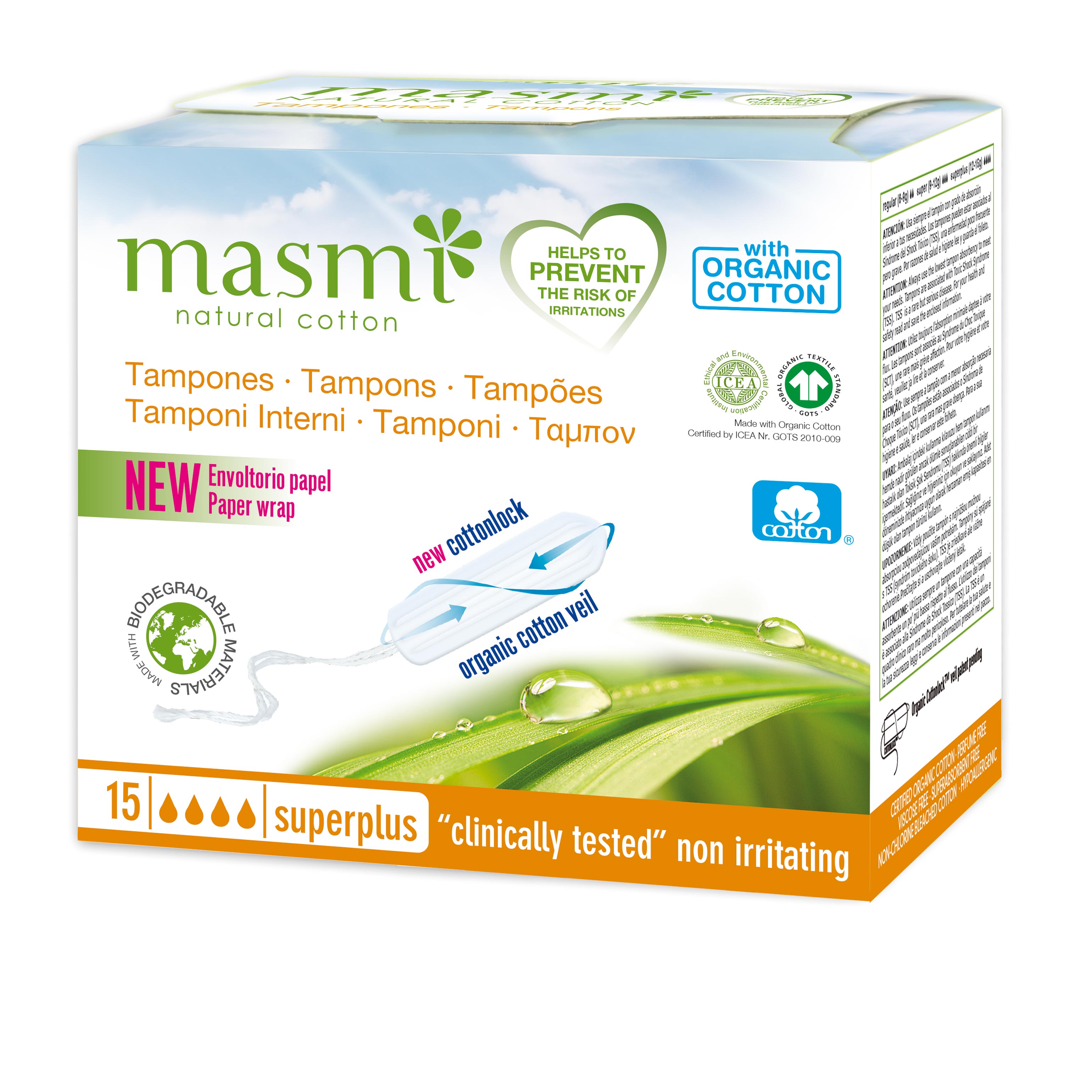 Masmi Organic Care - Bio Tampons Super Plus