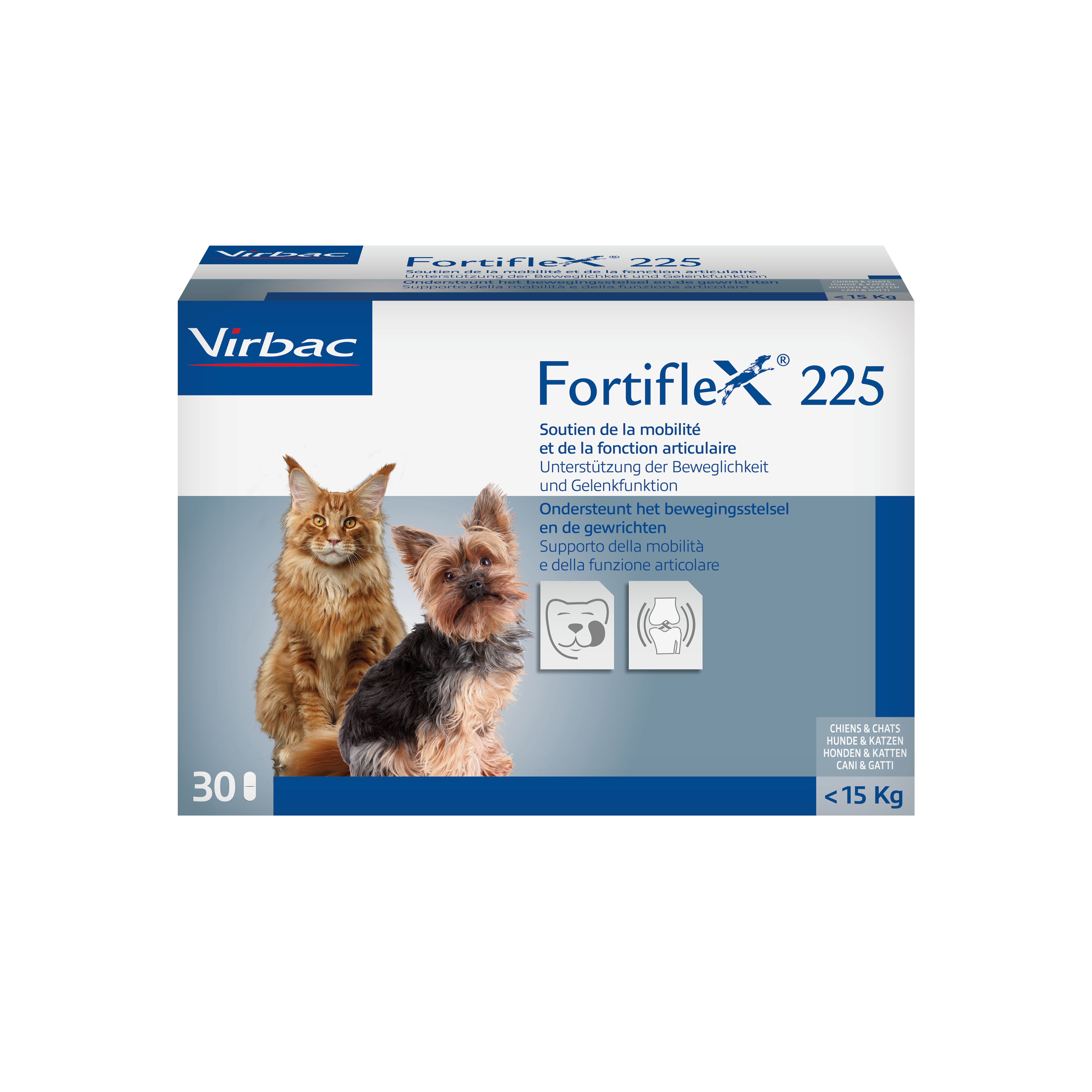 Fortiflex 225mg - Ergänzungsfuttermittel für Katzen und Hunde