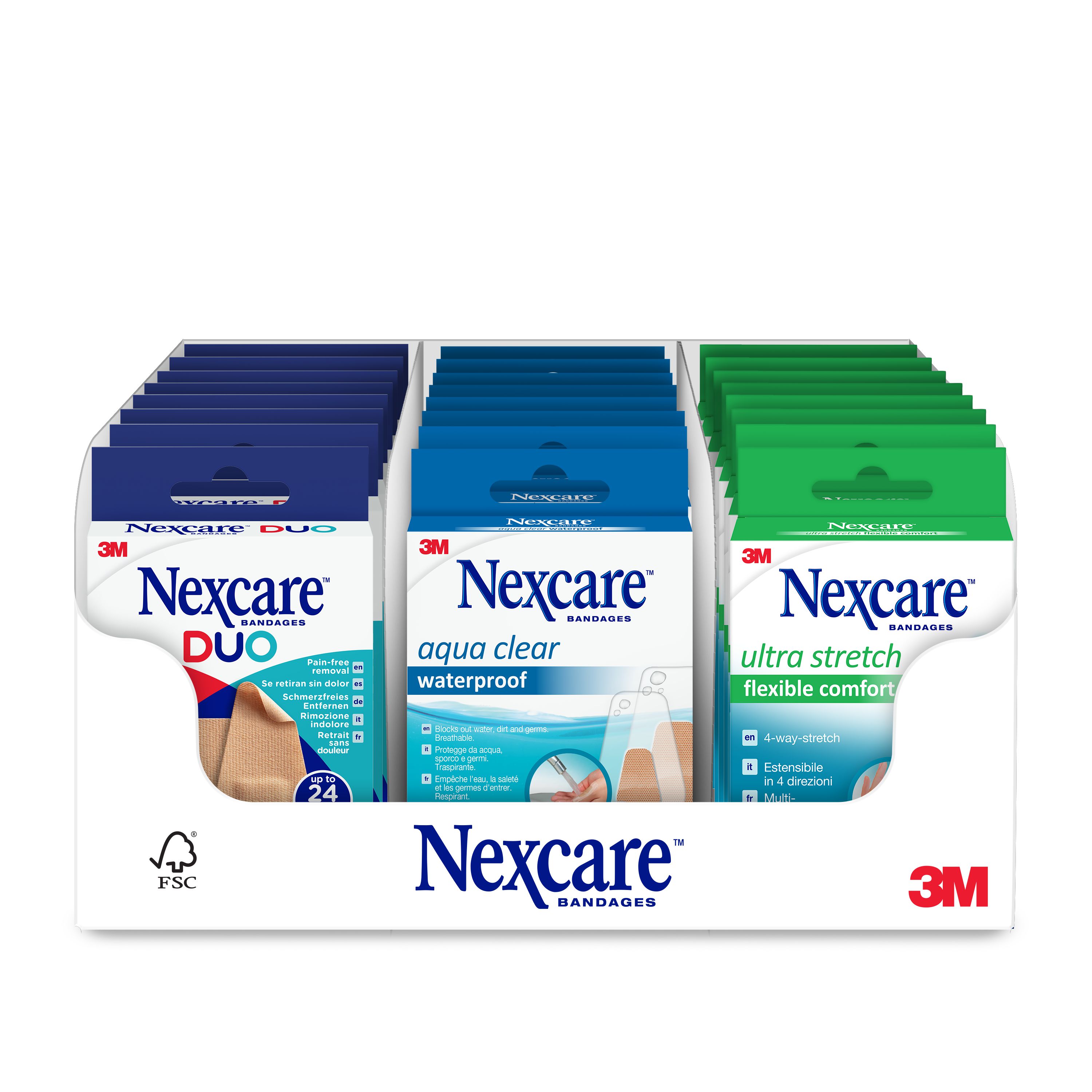 Nexcare™ Mixed Display Comfort/DUO/Aqua