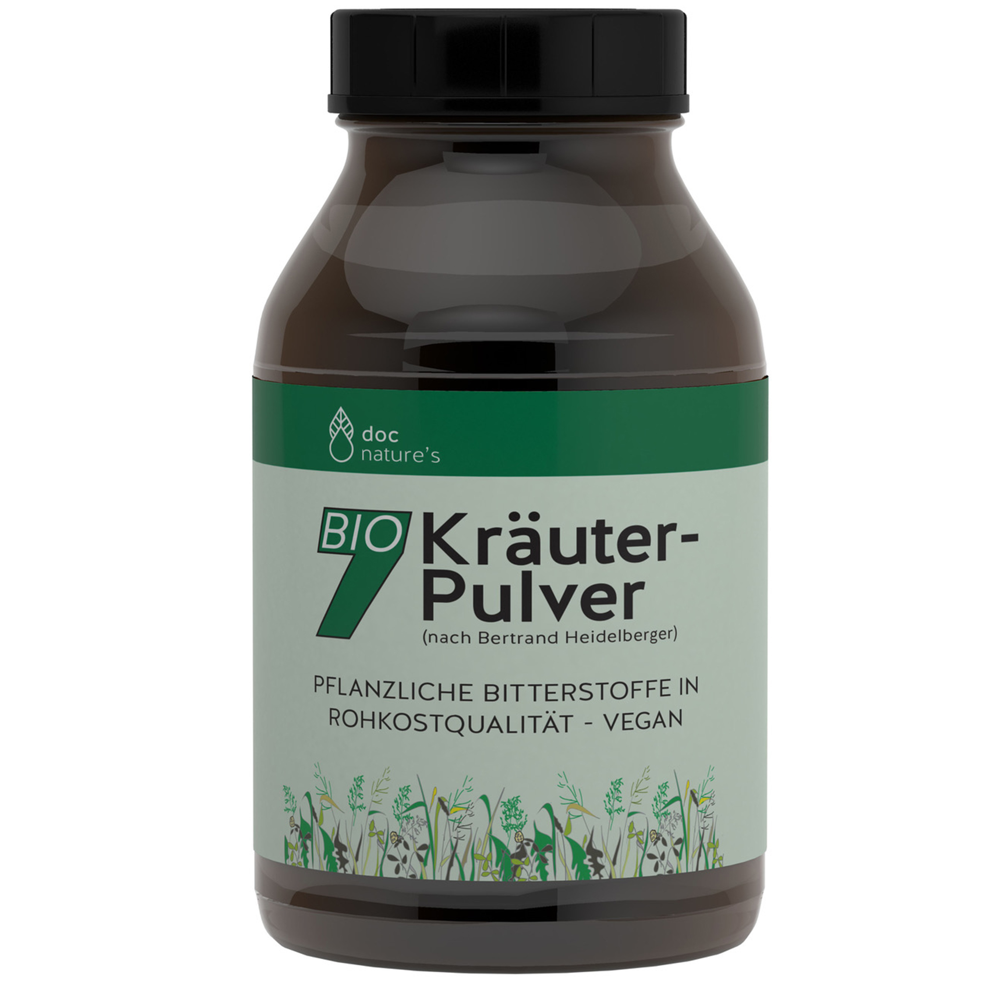 doc nature’s BIO 7 Kräuter-Pulver, Glas