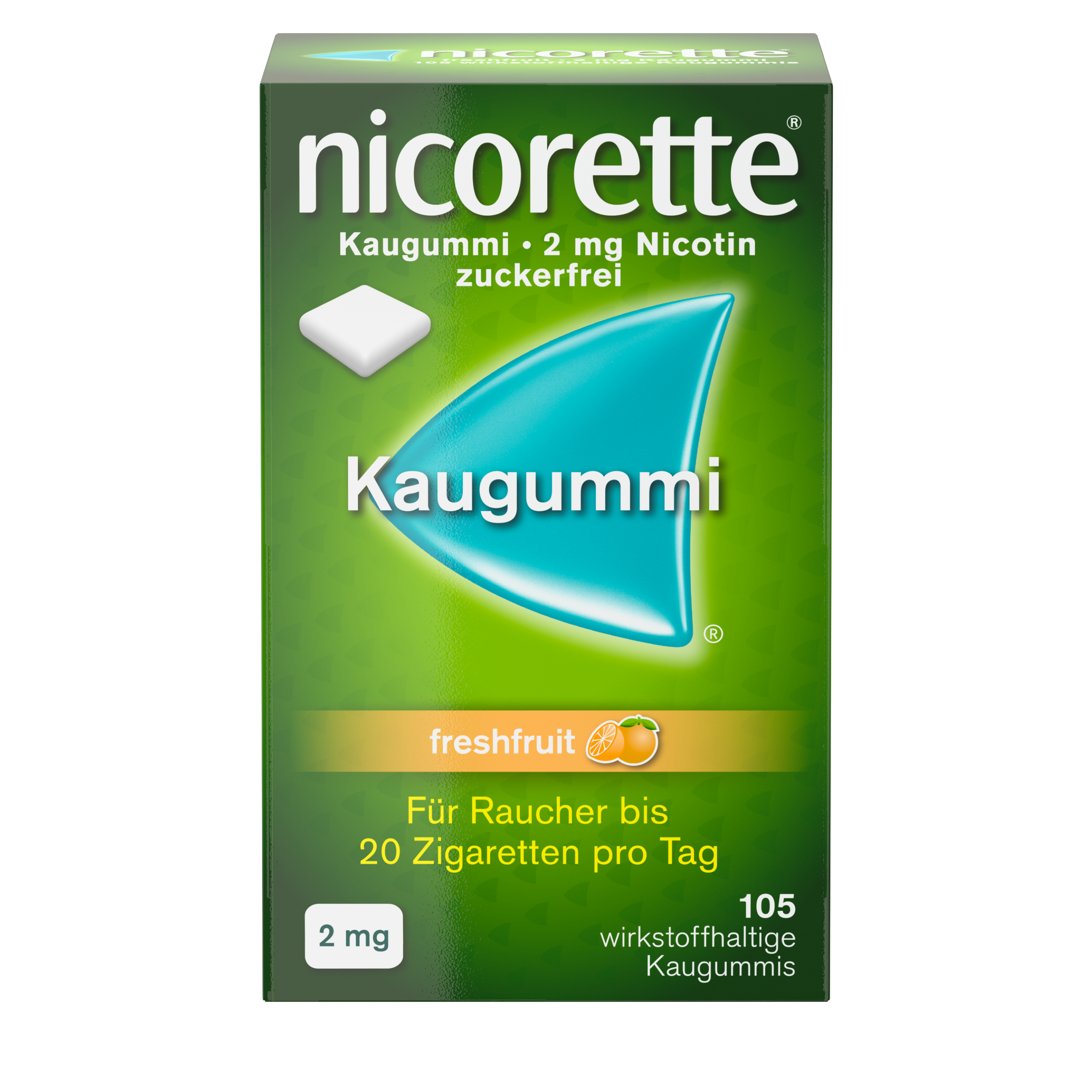 Nicorette Freshfruit 2 mg - Kaugummi zur Raucherentwöhnung