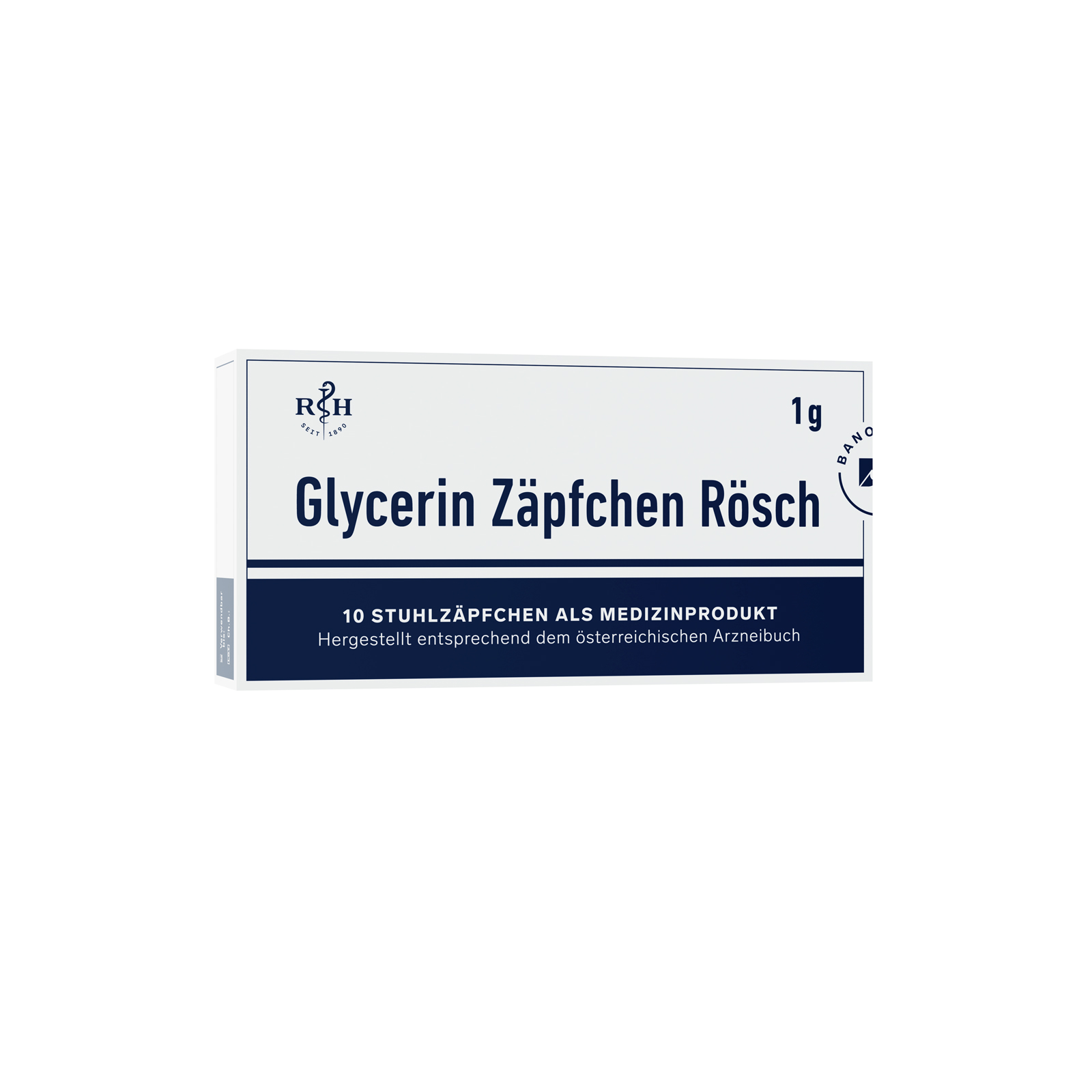 Glycerin Zäpfchen Rösch 1g 10 Stk.
