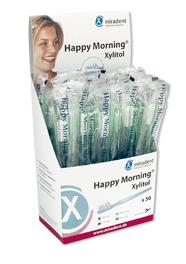 Miradent Happy Morning Xylitol Zahnbürsten 50 Stk.