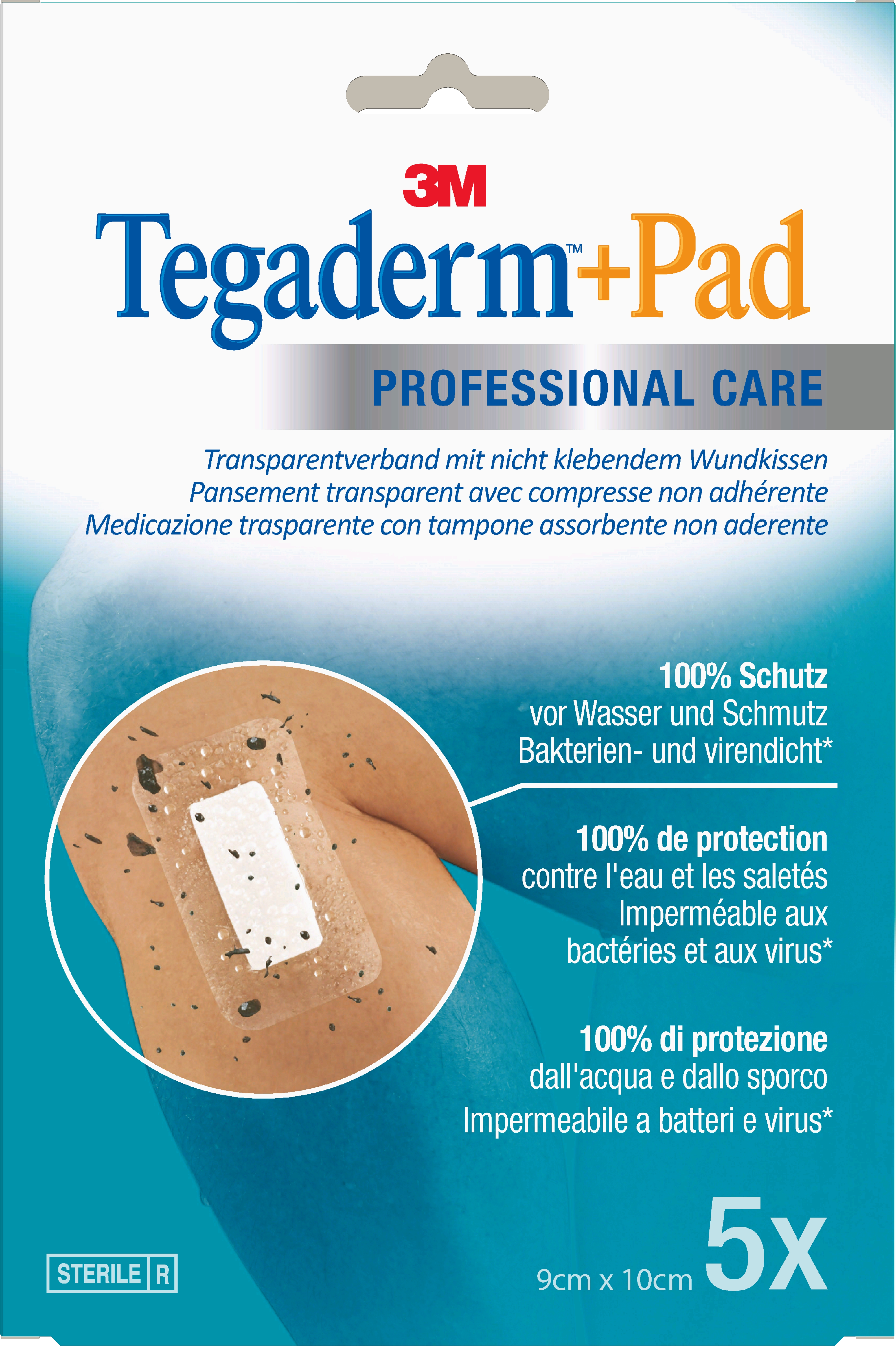 3M Tegaderm + Pad 9 x 10 cm