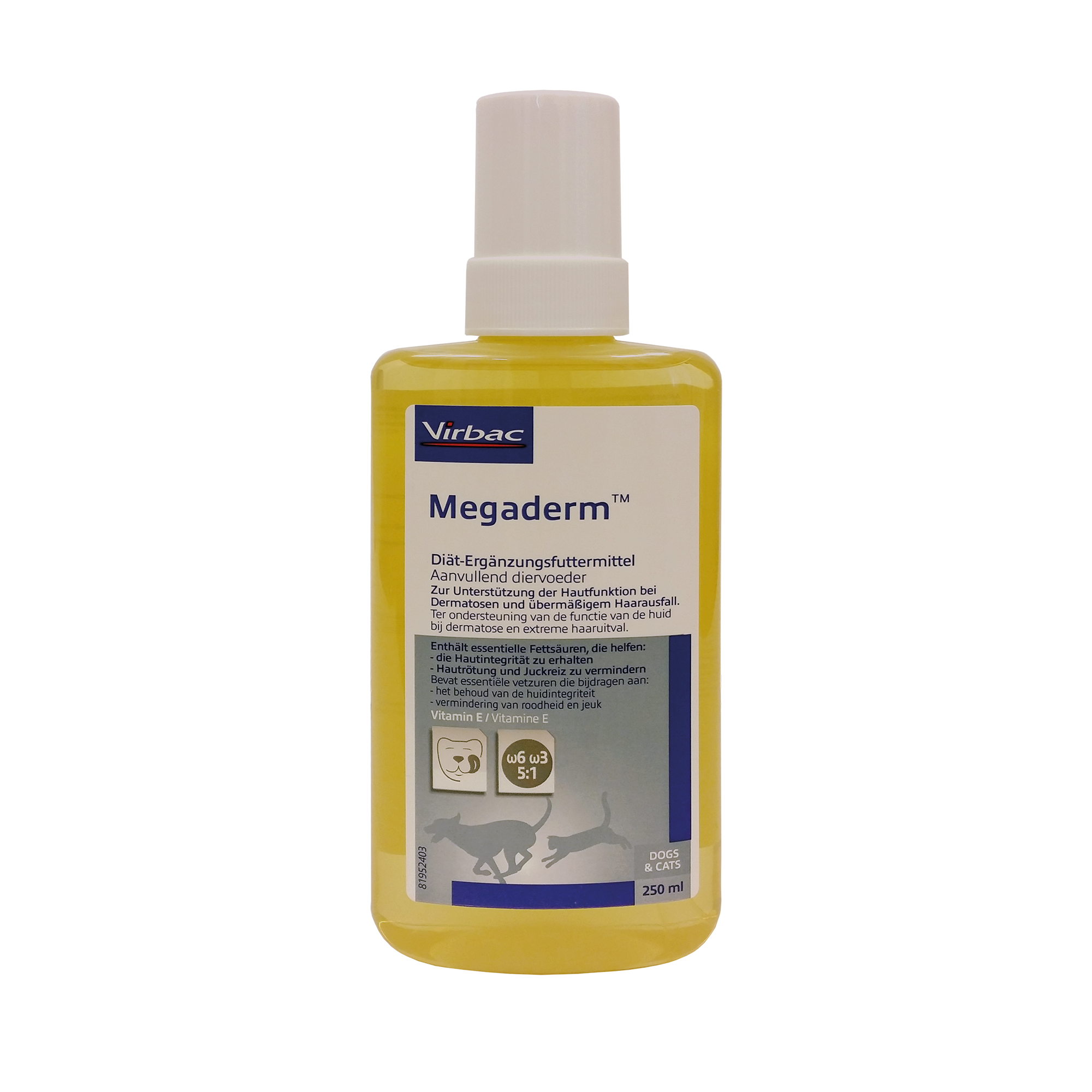 Megaderm - Diät-Ergänzungsmittel für Hunde und Katzen