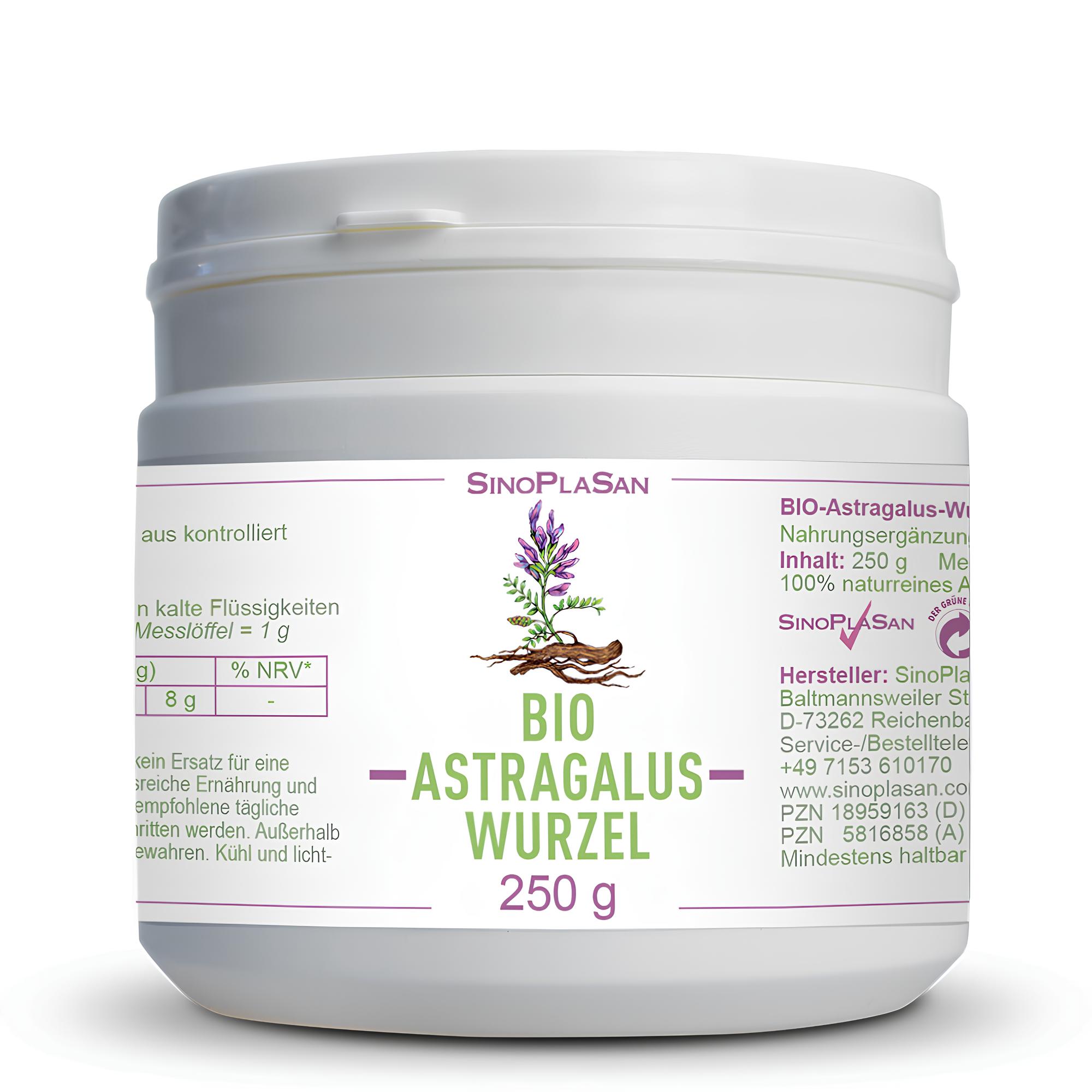 BIO Astragalus-Wurzel-Pulver 100% 250g