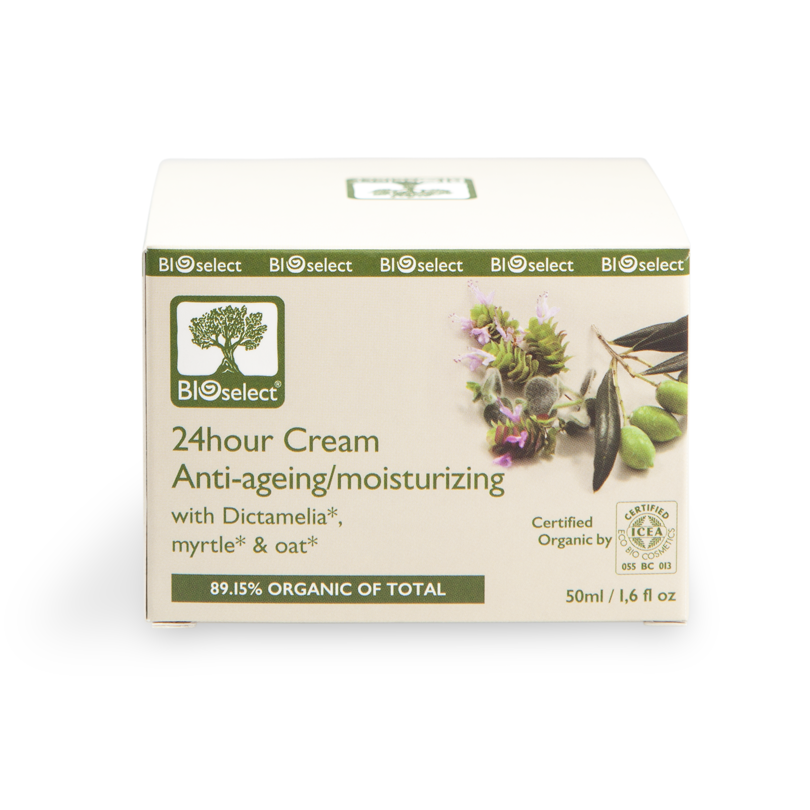 Bioselect 24hour Cream Anti-ageing/moisturizing